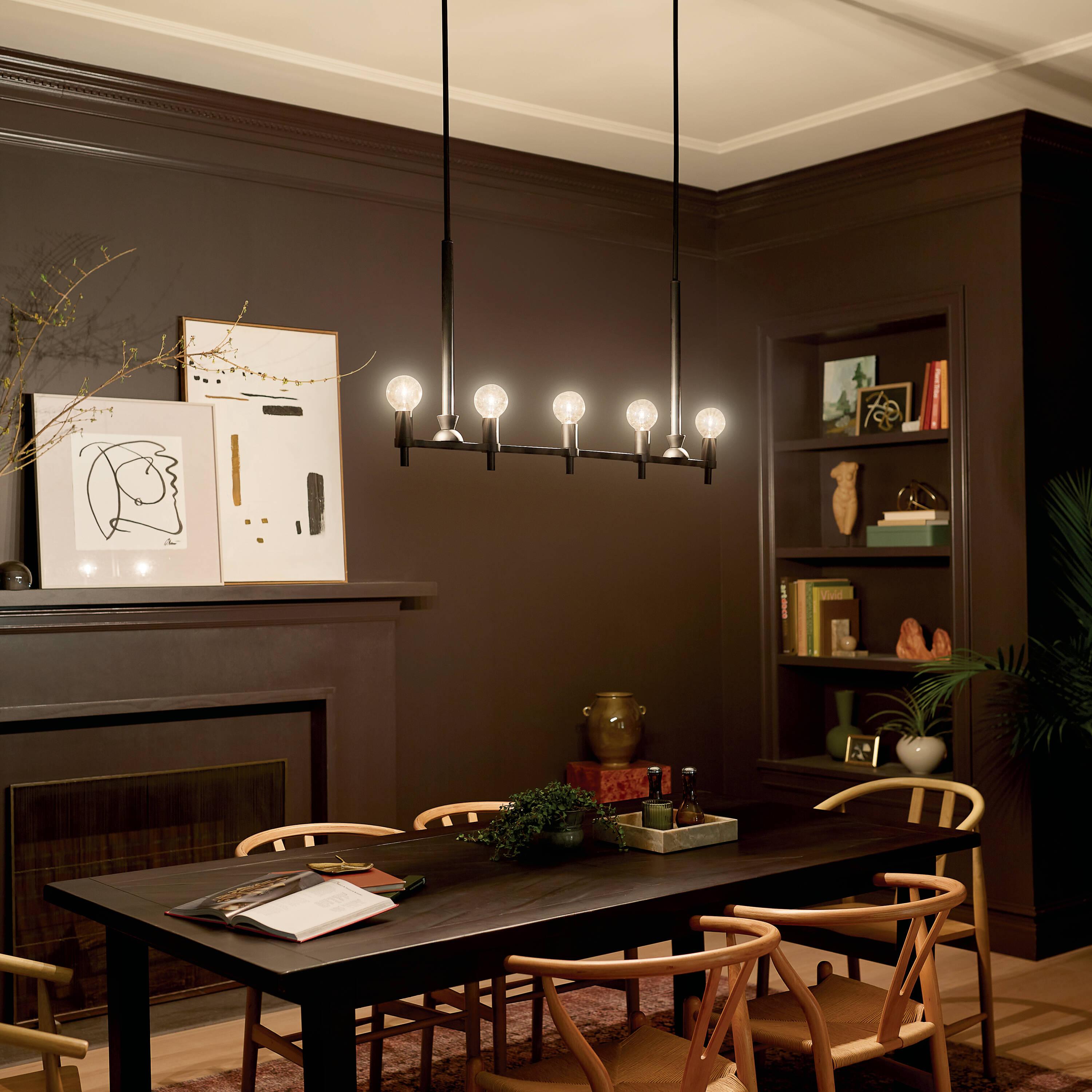 Kichler Lighting Torvee 5 - Light Chandelier in  Black