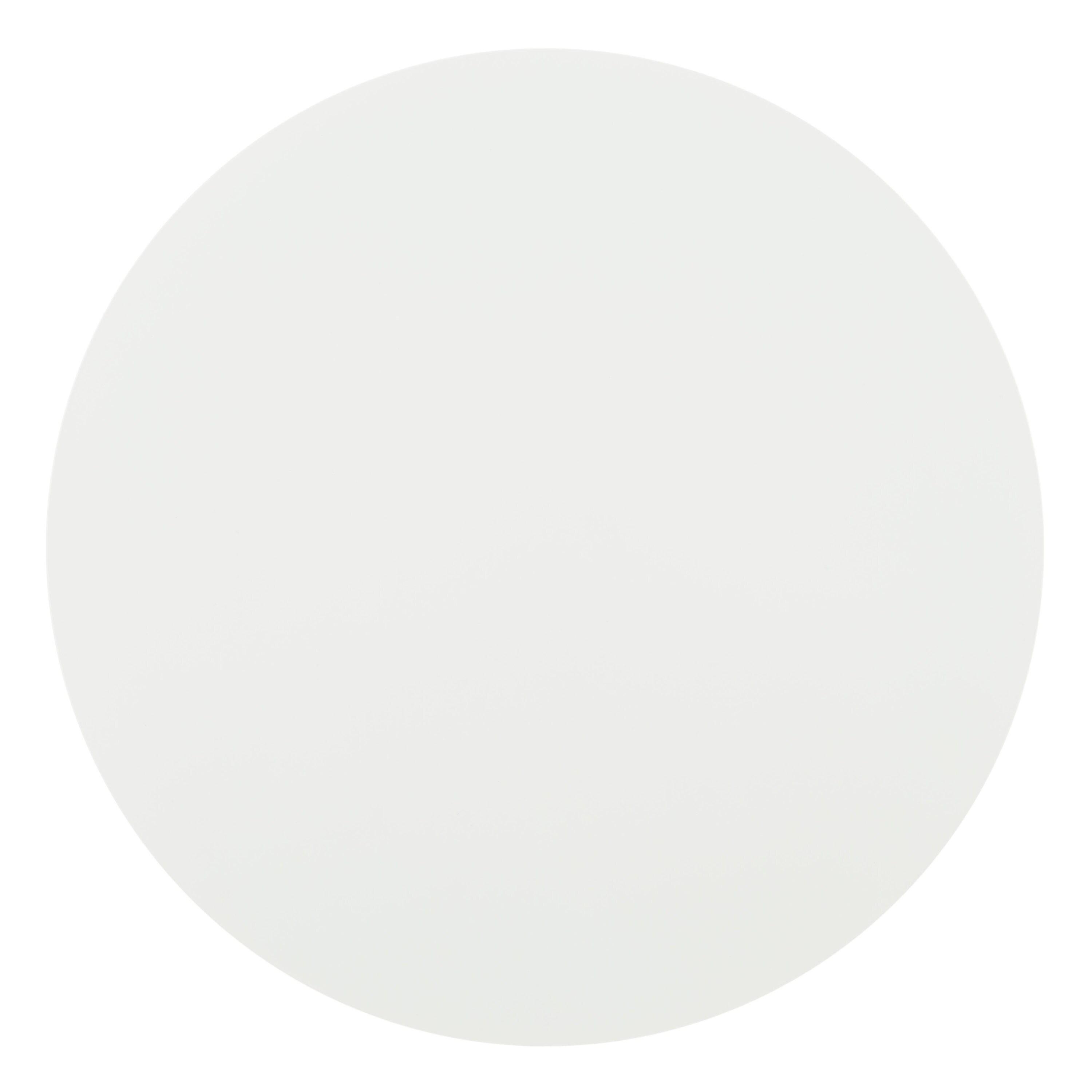 Haylee Round Side Table - White/Gold - Safavieh.