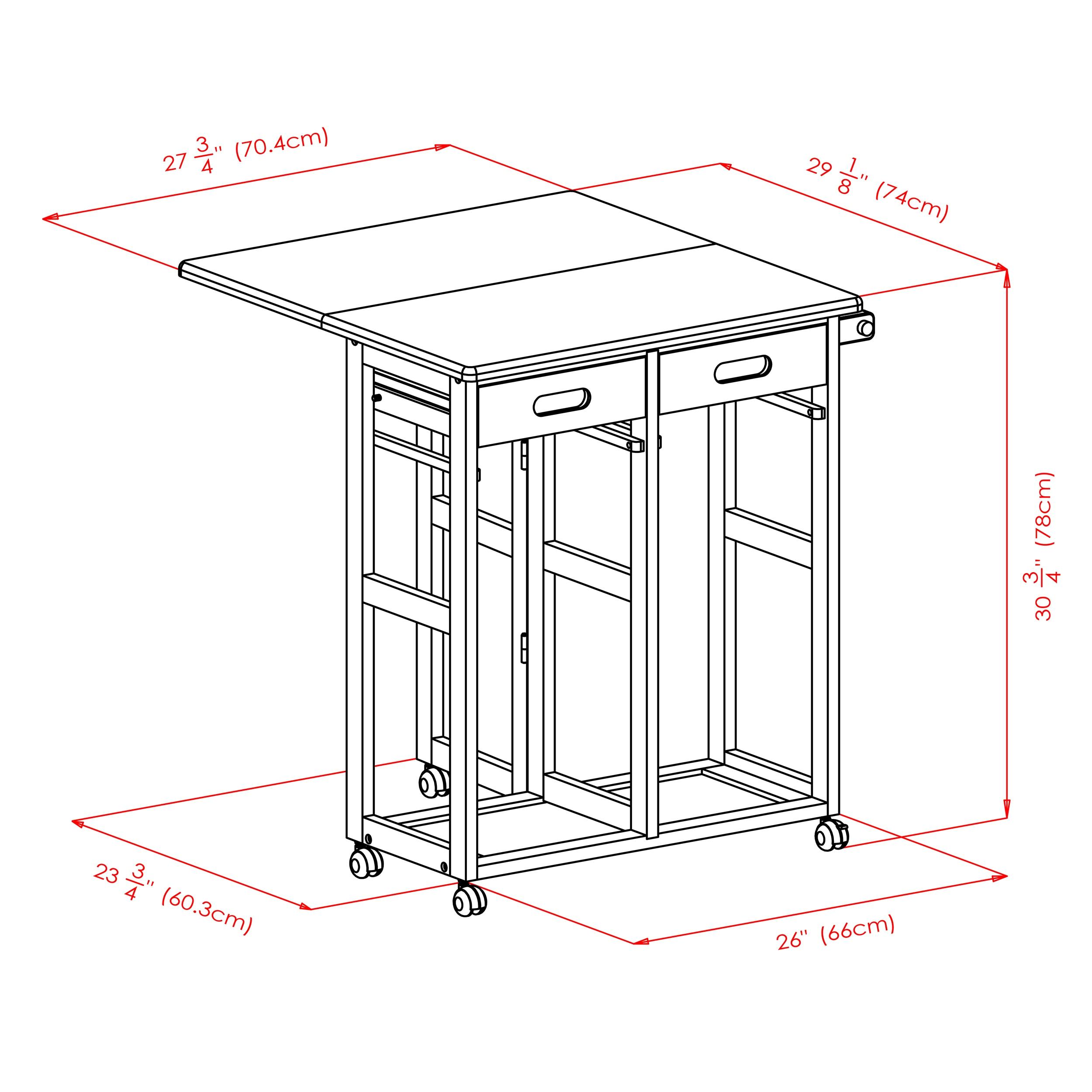 3pc Suzanne Space Save Extendable Dining Table Set Beech - Winsome: Compact, 4-Point Leg, Unupholstered Stools