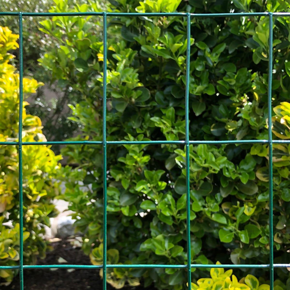 Garden Zone Green Vinyl Coated 48 in. H x 50 ft. L Steel Fence