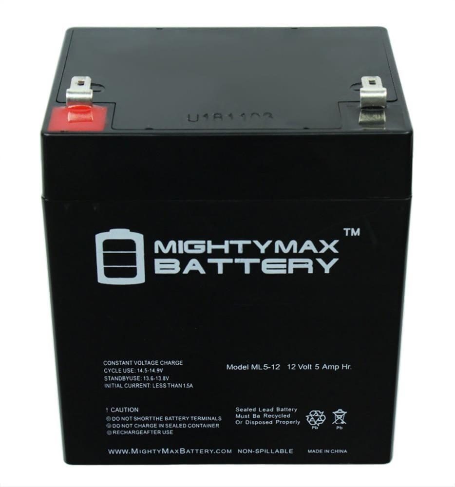 12V 5AH SLA Battery Replaces ION Audio Job Rocker Sound System
