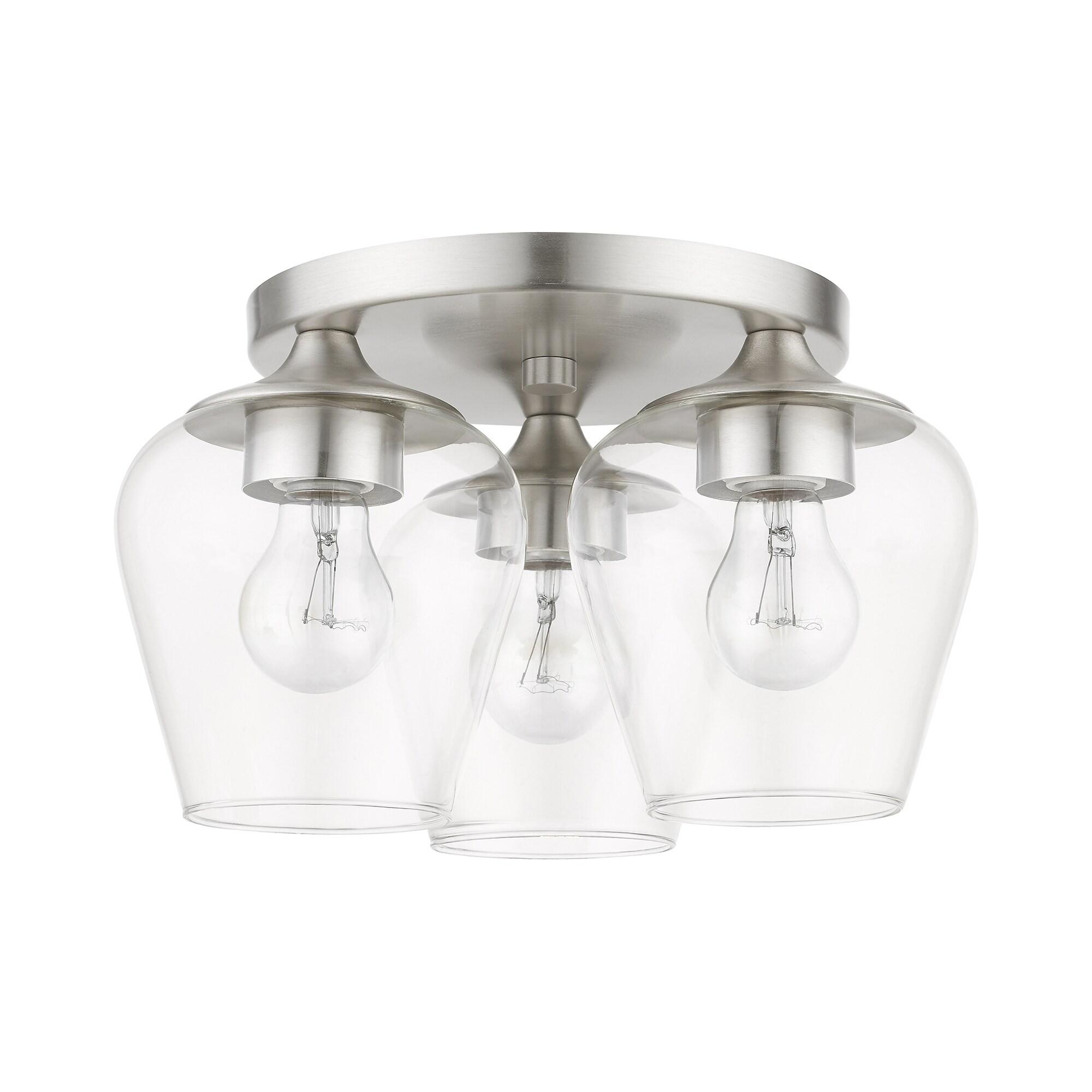 Willa Arlo™ Interiors Chrisha Orizaba 3-Light 13" Flush Mount
