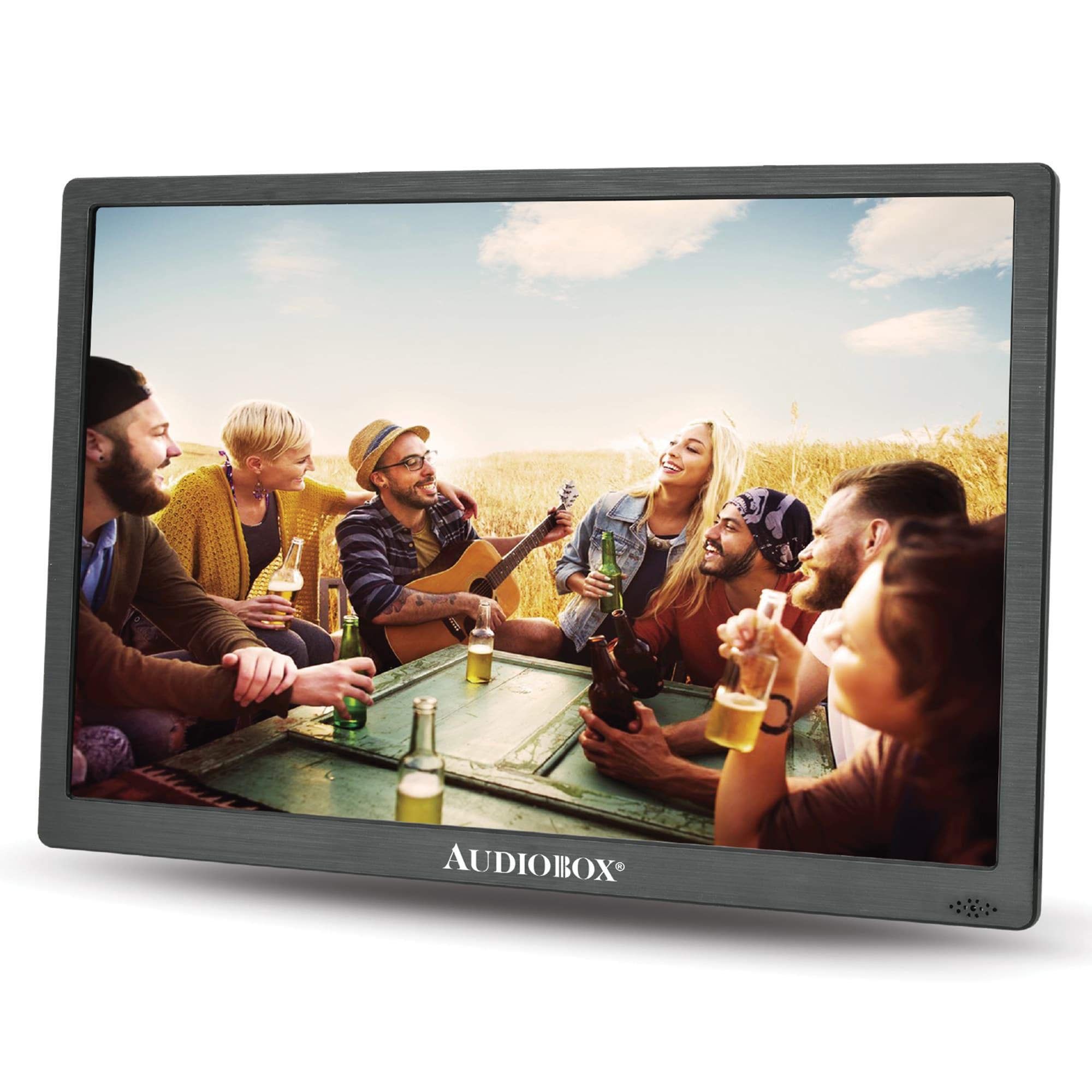 Audiobox® 15.4-In. 1200 x 800 HD Portable Rechargeable LCD TV with Remote and Car Charger, TV-15 in Black