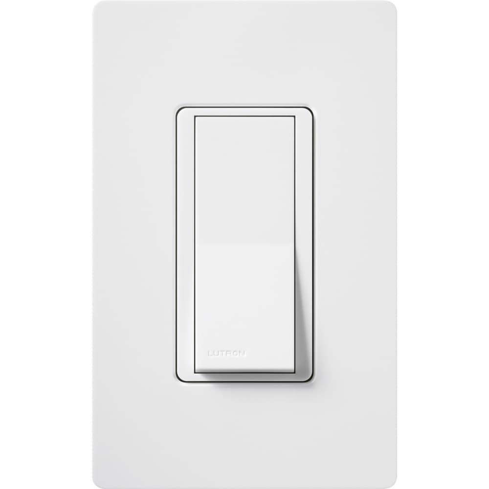 Lutron 01613 - CA-1PS-WH CLARO ACC SINGLE POLE SWITCH 15A WHITE Toggle Light Switch