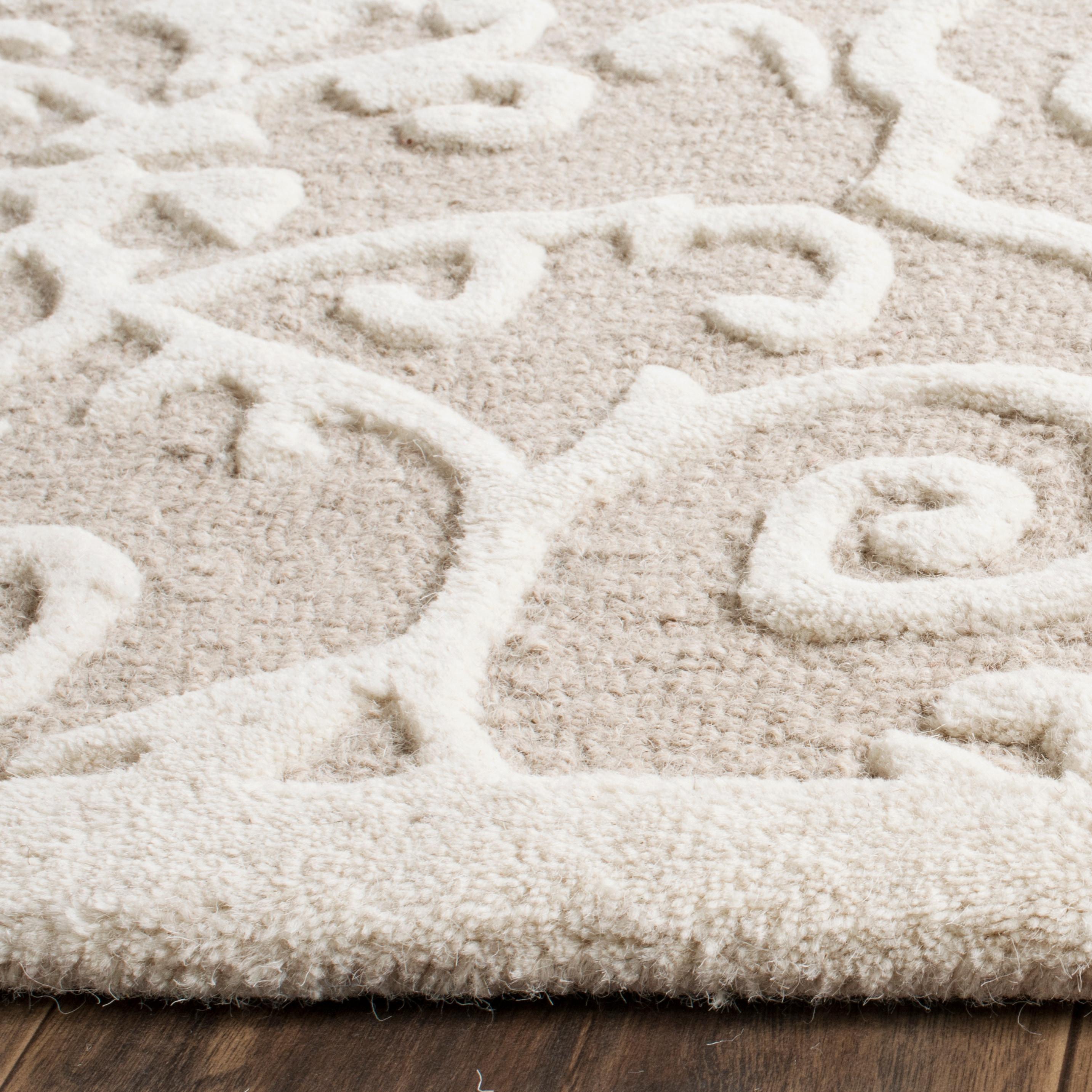 SAFAVIEH Martha Stewart Marais Geometric Damask Area Rug, Fledgling, 8' x 10'