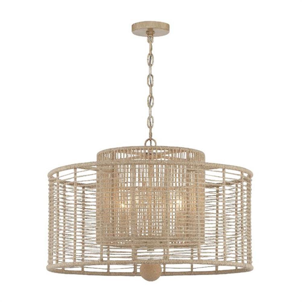 4 Light Chandelier-Burnished Silver Finish    -Traditional Installation Crystorama Lighting Jay-A5004-Bs