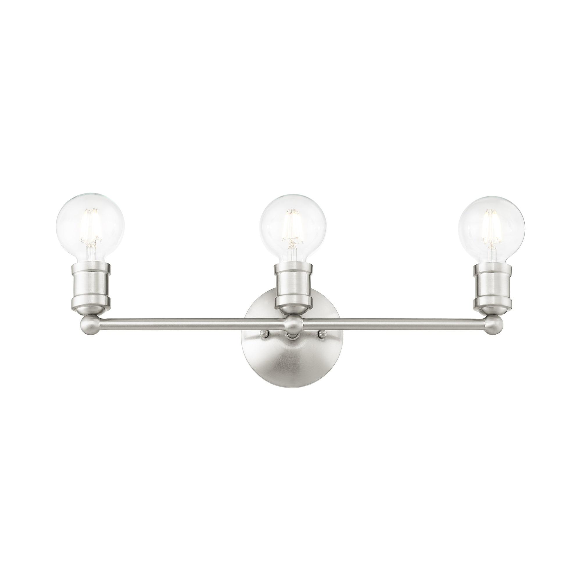 Livex Lighting Lansdale 3 - Light Vanity in  Brushed Nickel