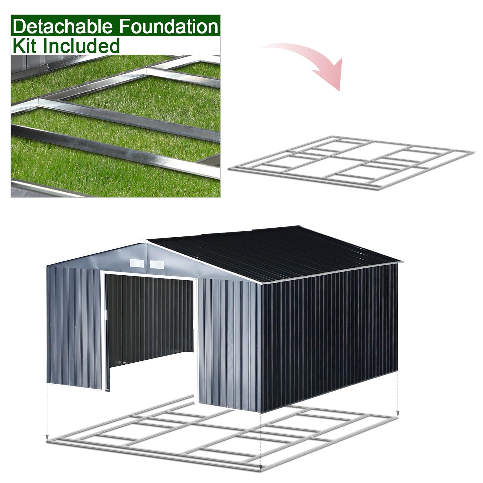 Outsunny Metal Storage Shed