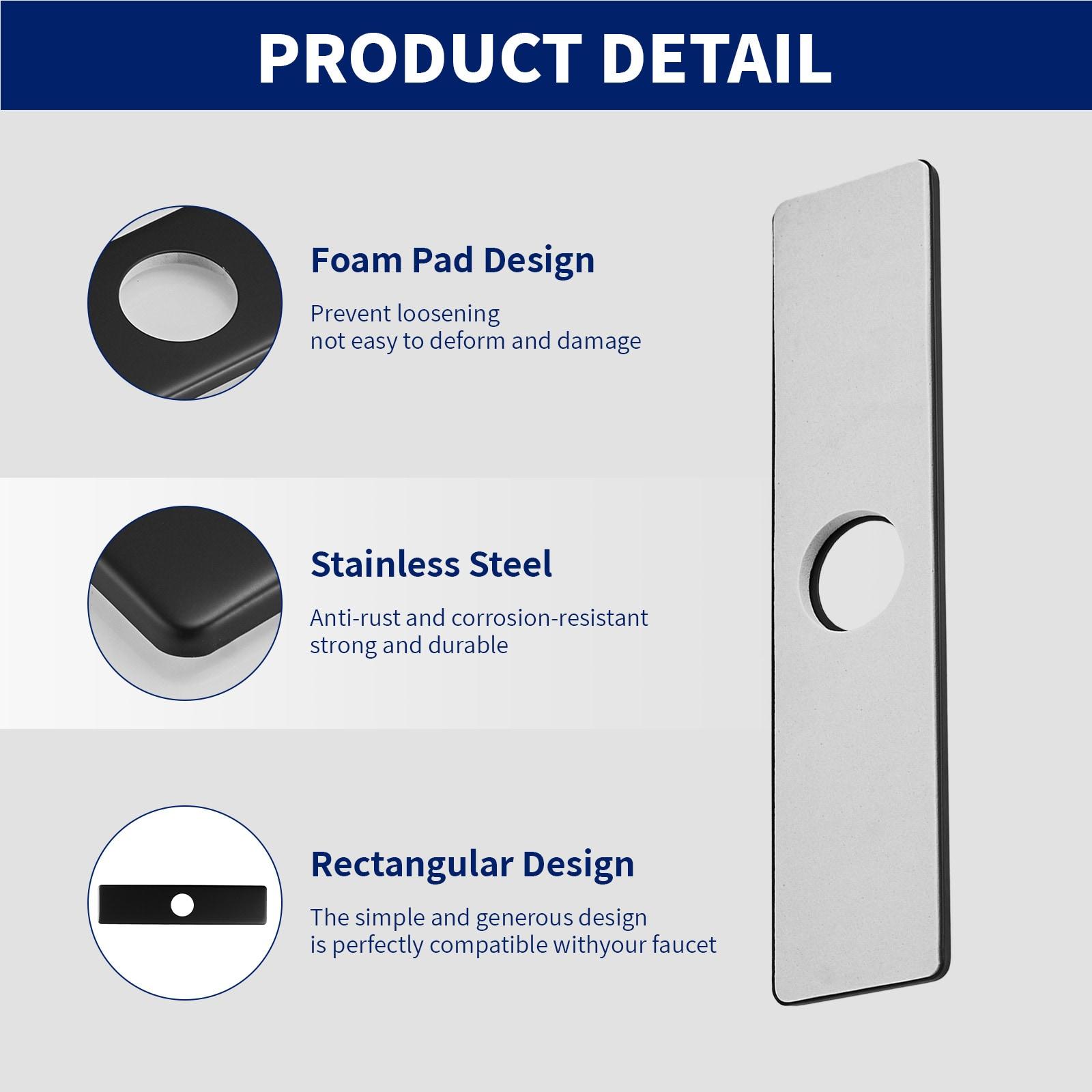 Kitchen and Bathroom Sink Deck Plate