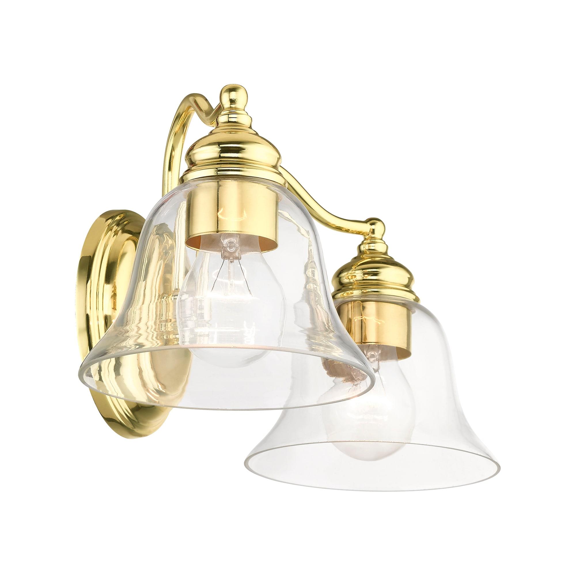 Livex Lighting Moreland 2 - Light Vanity in  Polished Brass