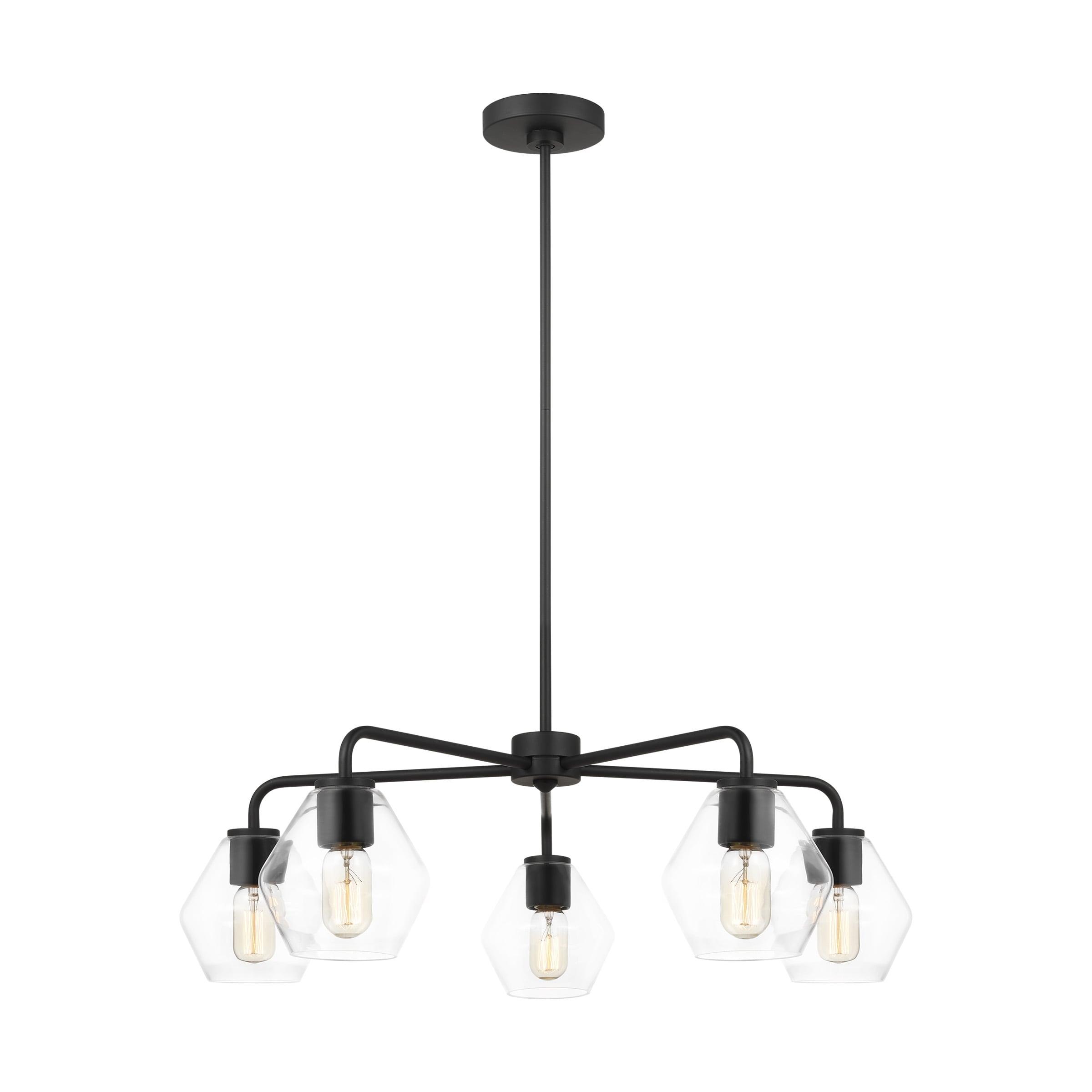 Rooks 5 Light Metal Dimmable Sputnik Chandelier