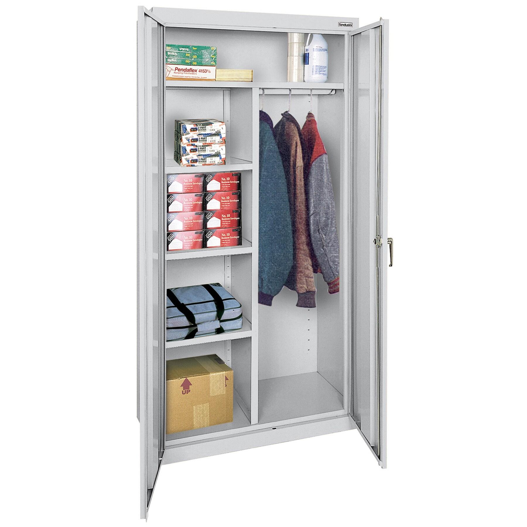 Classic Plus Sandusky Lee Classic 36" L x 18" W x 72" H Steel Garage Storage Cabinet by Sandusky