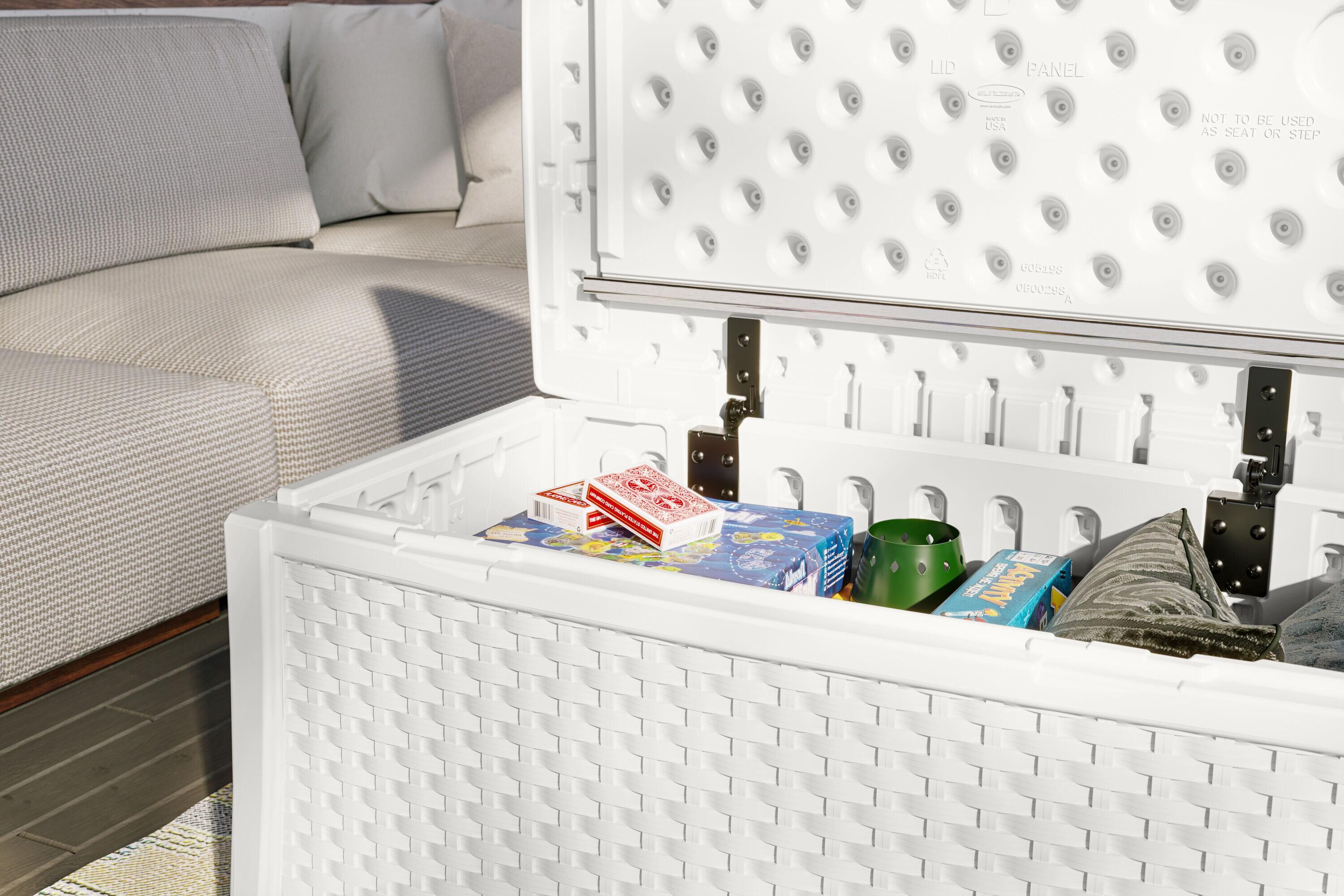 Suncast Rectangular Resin Outdoor Coffee Table