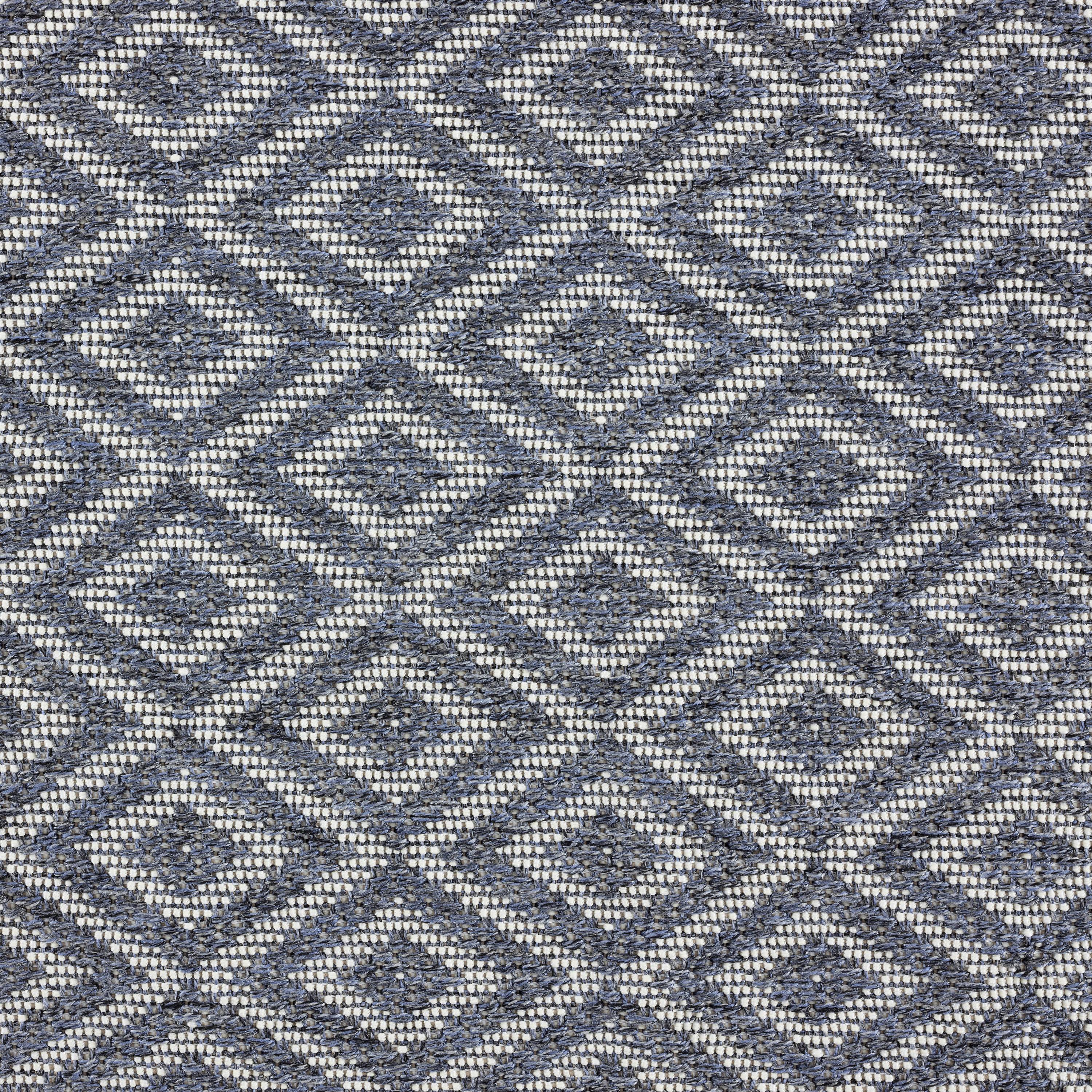 Home Dynamix Tripoli Lydia Modern Diamond Indoor/Outdoor Area Rug, Denim/Cream, 7'10"x10'2"