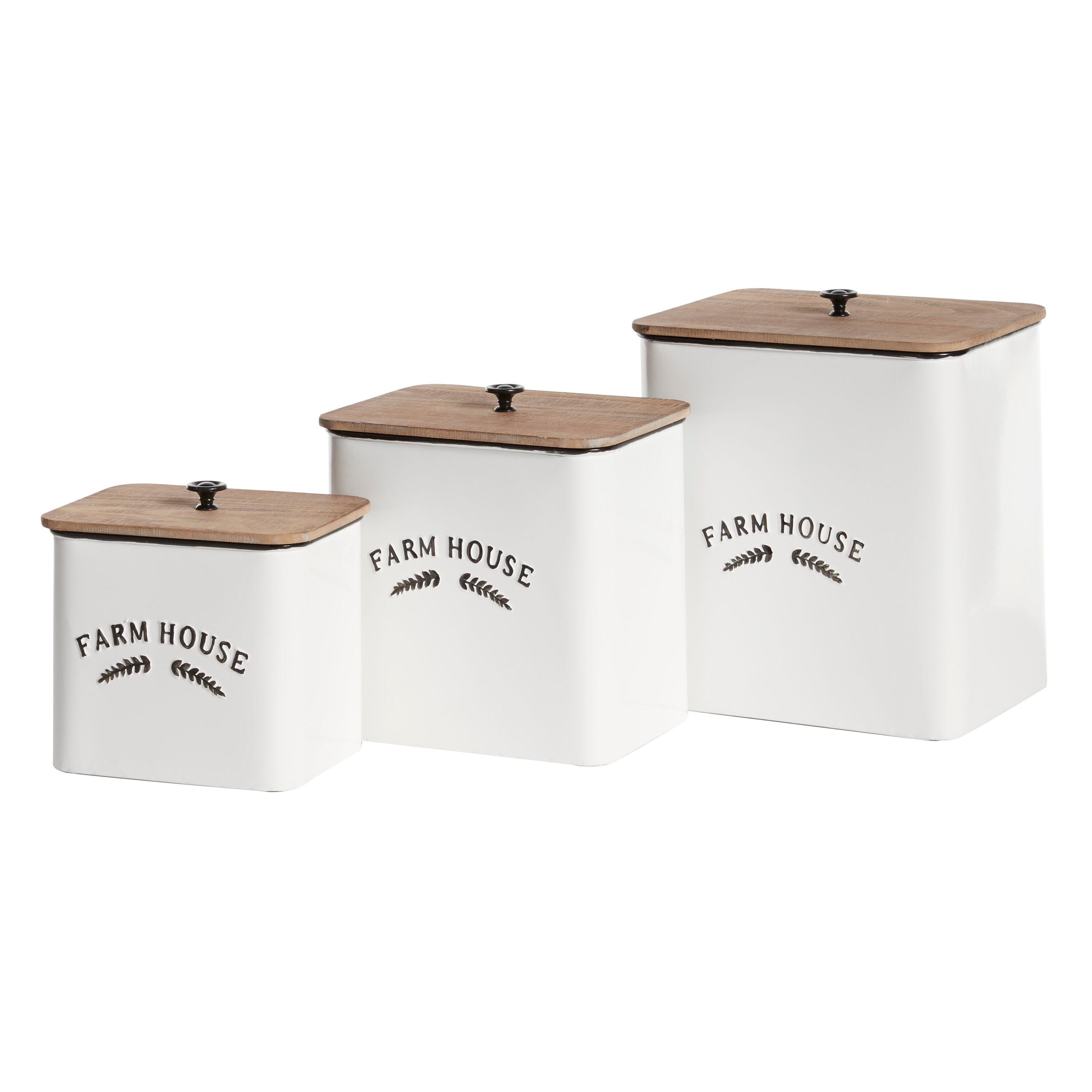 Metal Canister - Set of 3