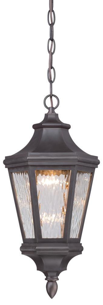 Minka Lavery Hanford Pointe Oil Rubbed Bronze 1 Light Outdoor LED Chain Hung Lantern by