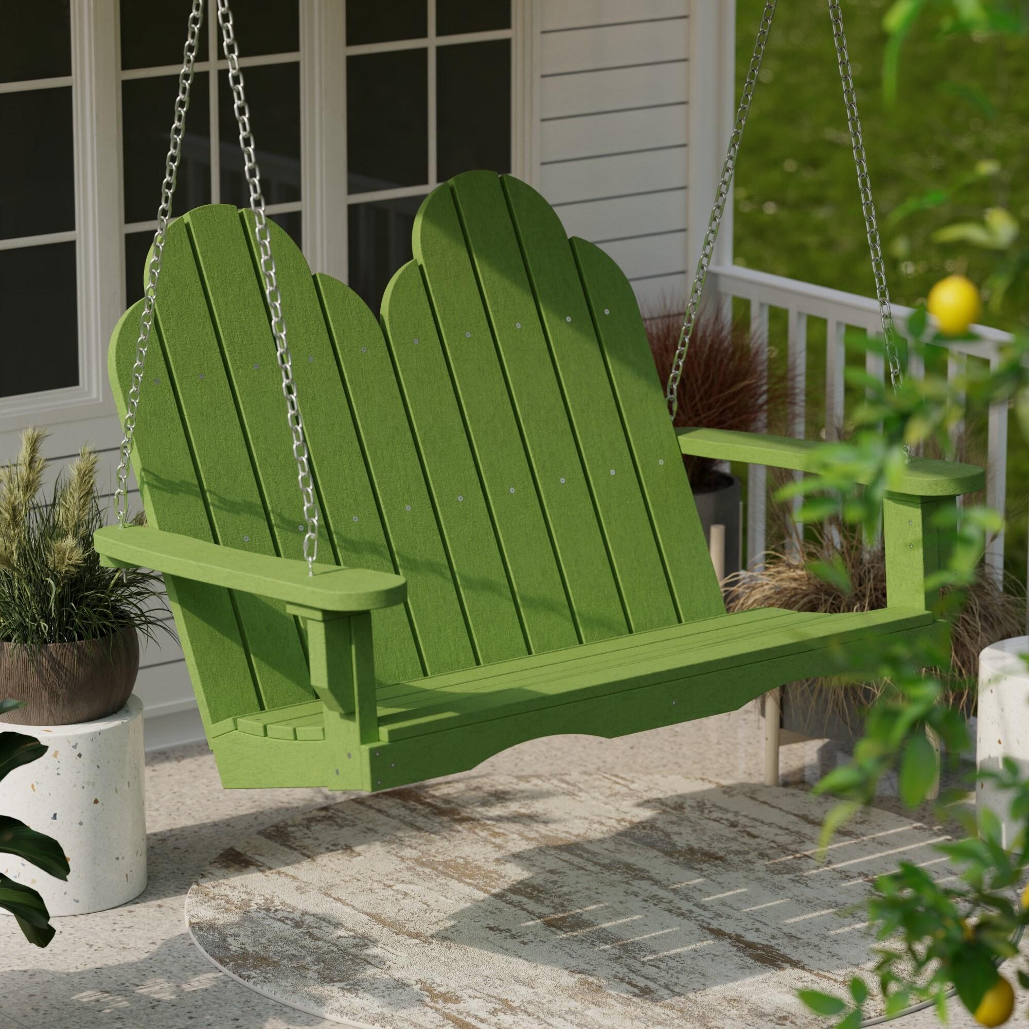 Classic Adirondack Porch Swing