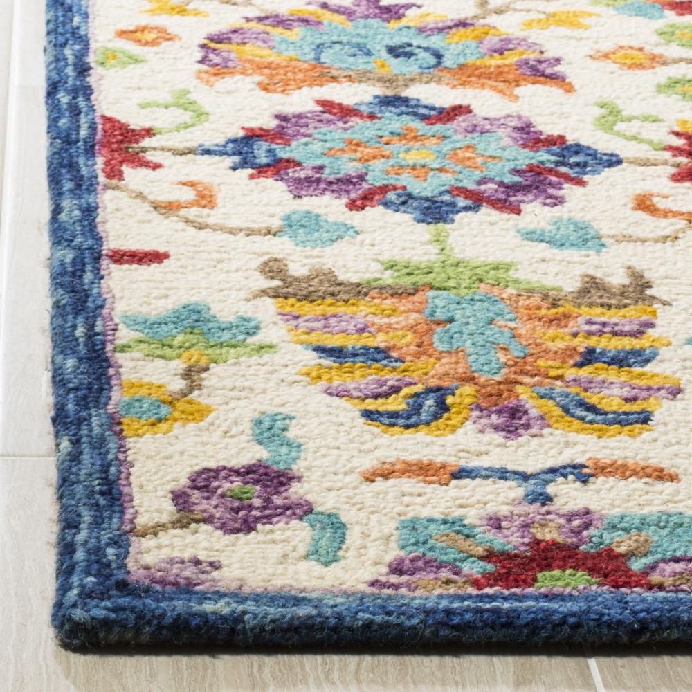 Aspen APN509 Hand Tufted Indoor Area Rug - Ivory/Blue - 8'x10' - Safavieh