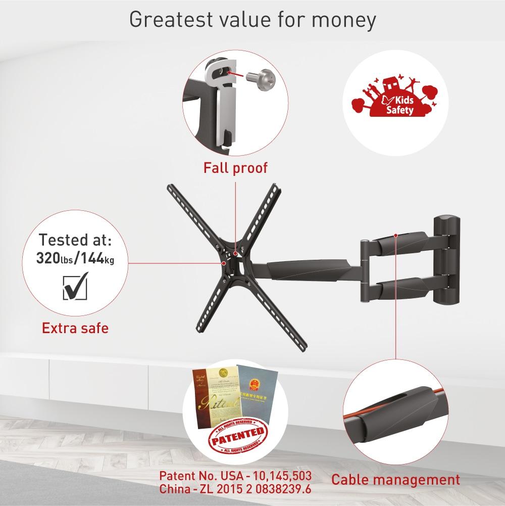 Barkan Barkan Single Screen Wall Mount