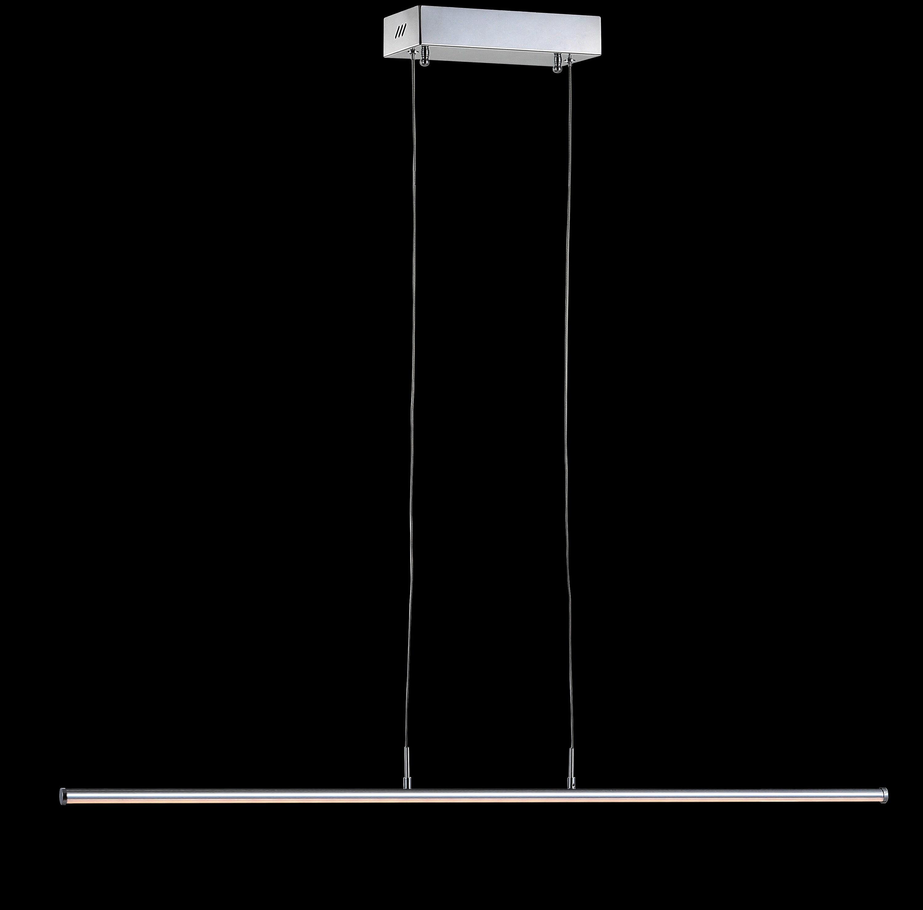 Conley 39.5" Dimmable Adjustable Integrated LED Metal Linear Pendant, Chrome