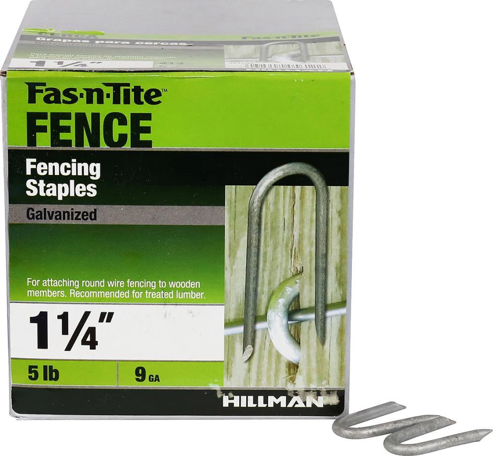Hillman Fasteners 461298 1.25 in. Hot Dipped Galvanized Fence Staple