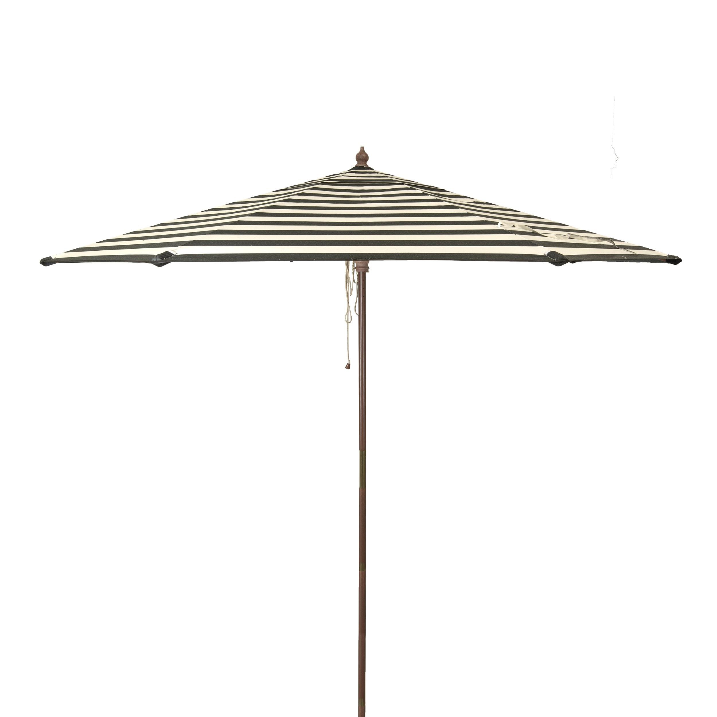 Heininger Holdings LLC 9' Classic Wood Market Umbrella