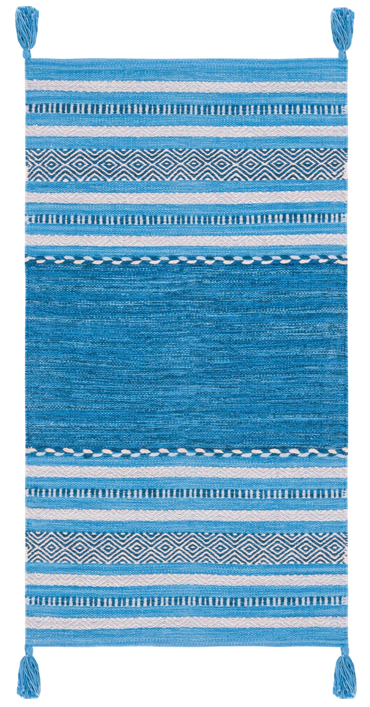 Montauk MTK215 Hand Woven Accent Rug - Blue/Grey - 2'3"x4' - Safavieh.