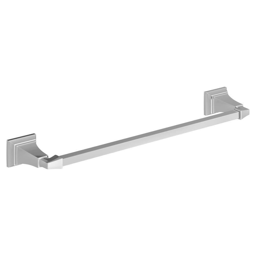 Polished Chrome 24-Inch Wall Mounted Towel Bar