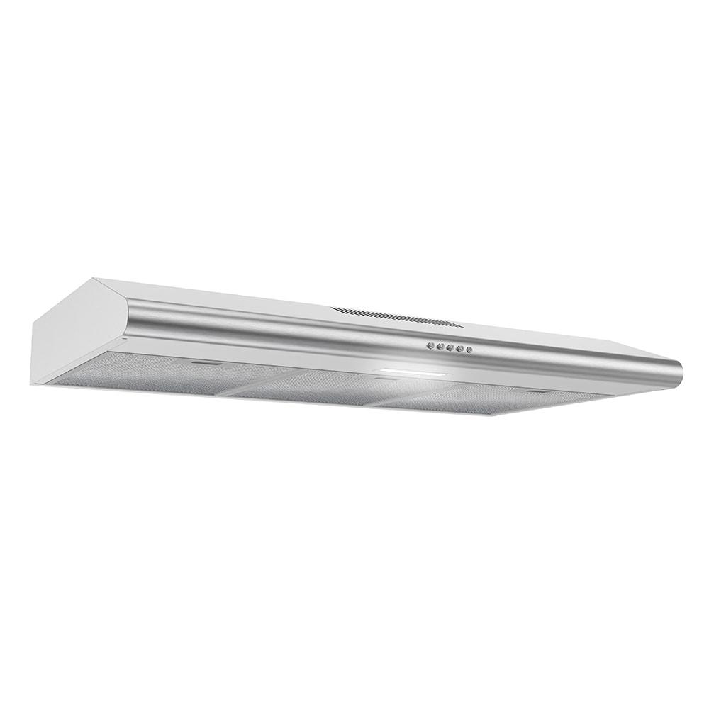 Streamline Amendola 36" 80 Cubic Feet Per Minute Convertible Under Cabinet Range Hood with Mesh Filter and Light Included