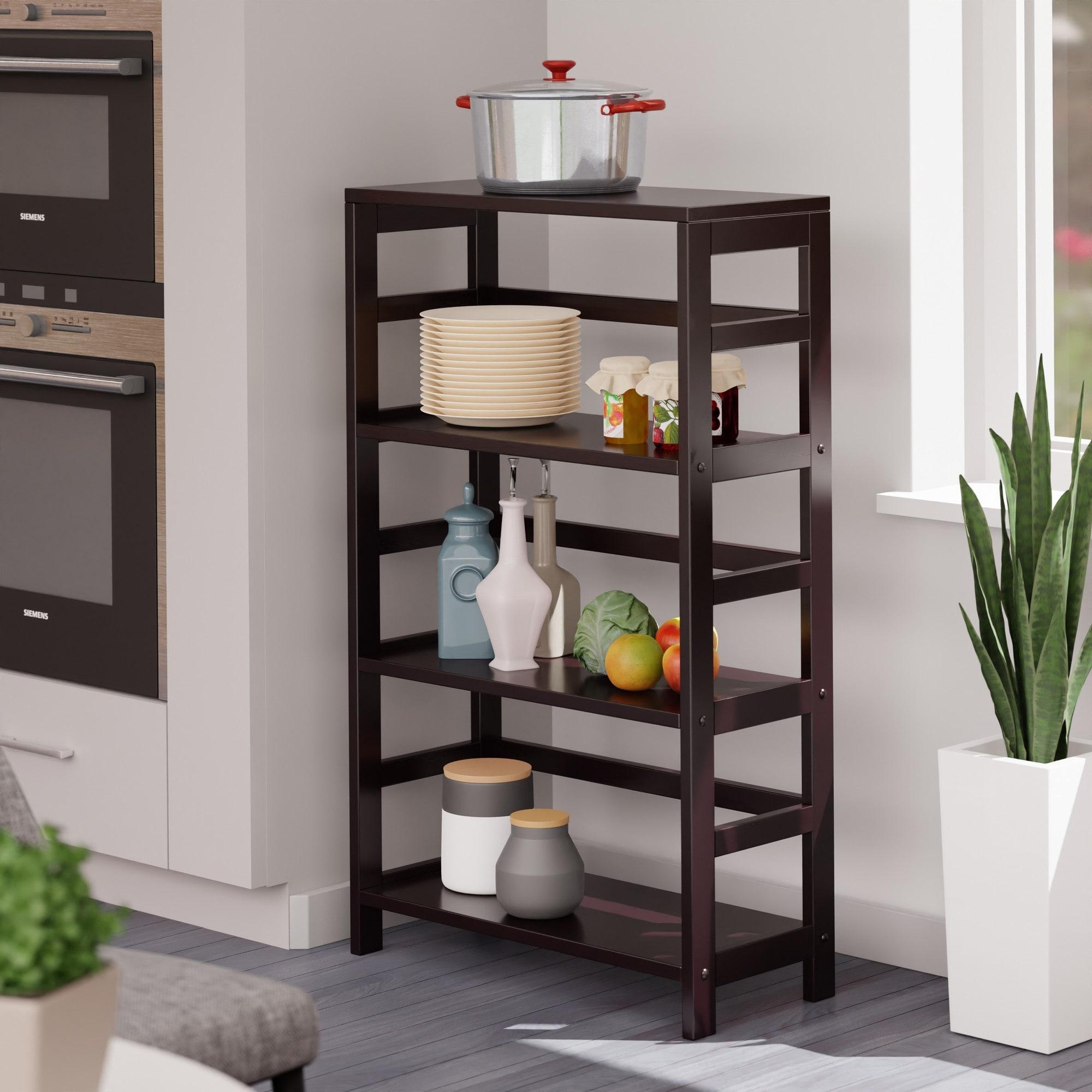 42" 3 Section Wide Bookshelf Espresso - Winsome