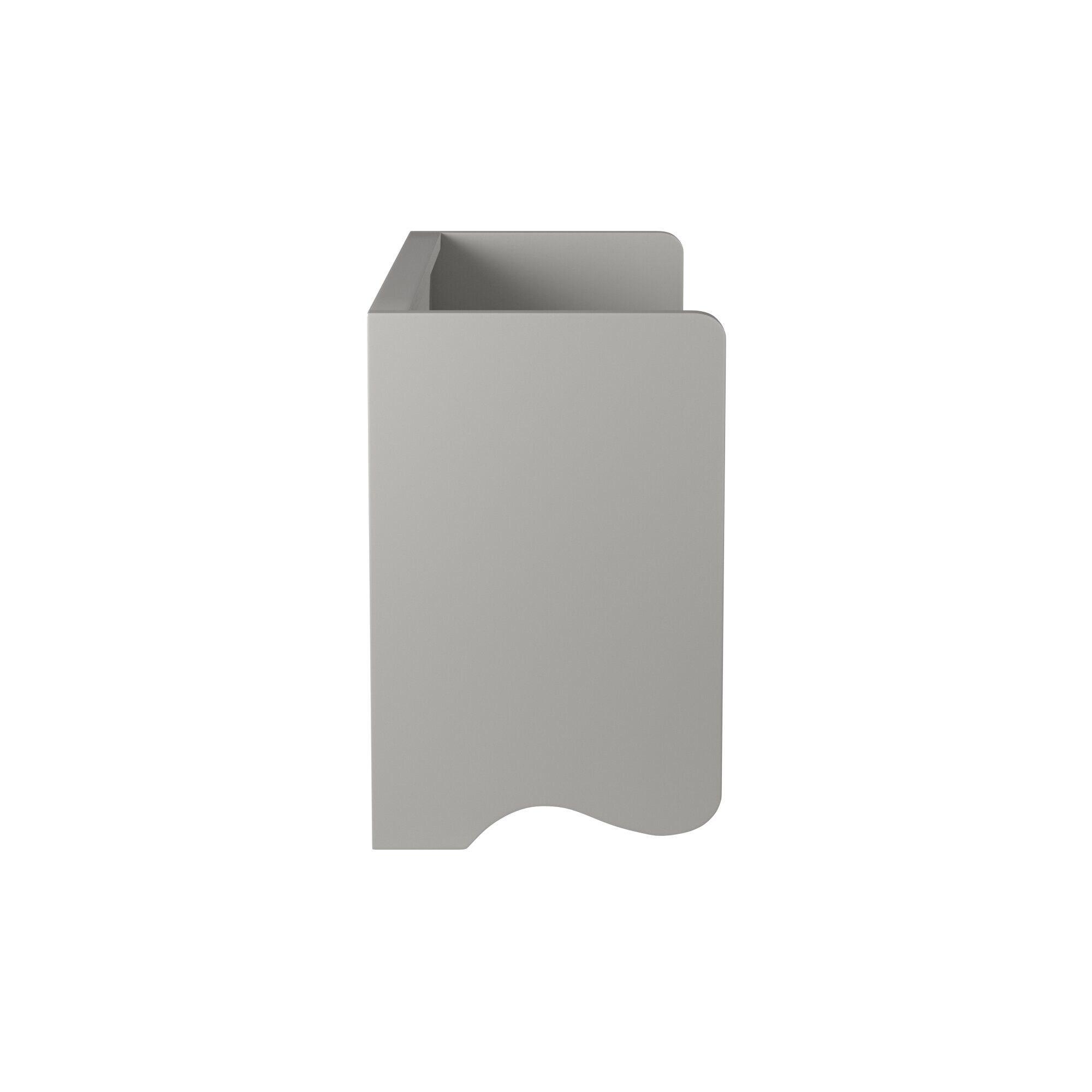 Decorative Wall Cabinet Gray 25" - Alaterre Furniture