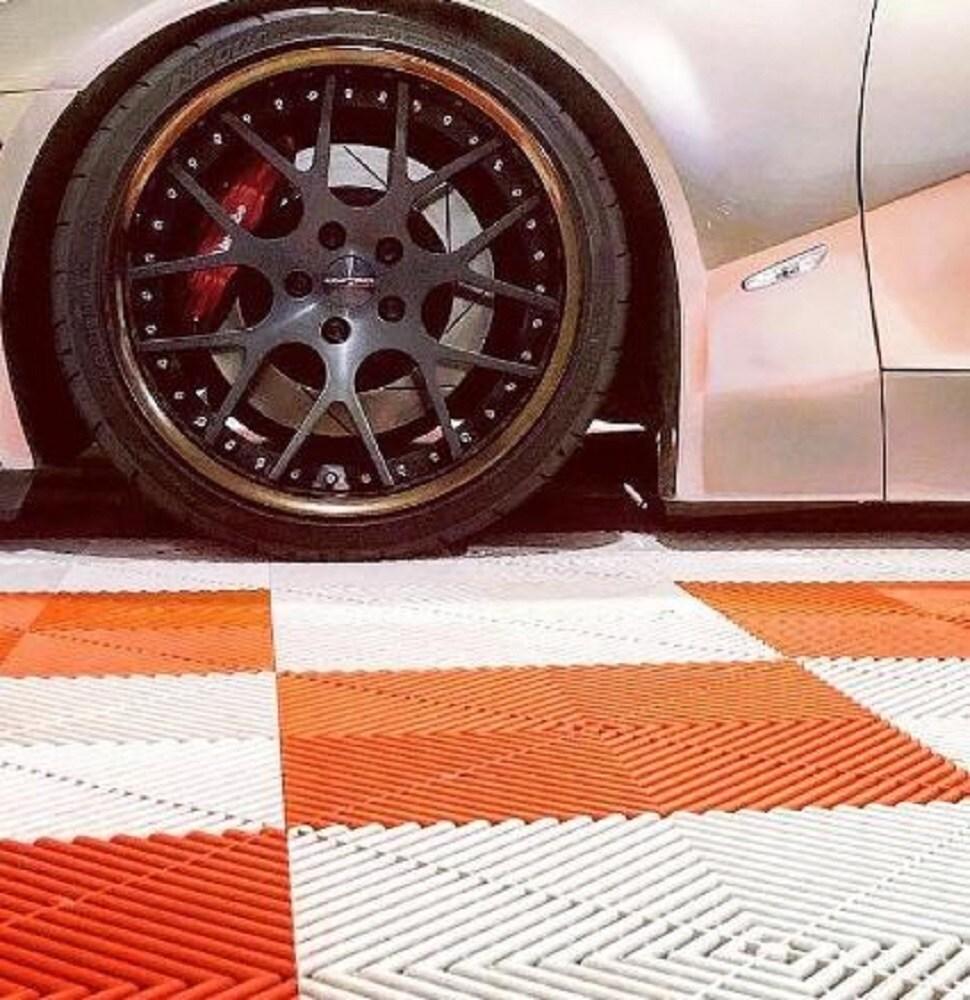 Swisstrax Ribtrax Swisstrax 12'' W x 12'' L Garage Flooring Tiles