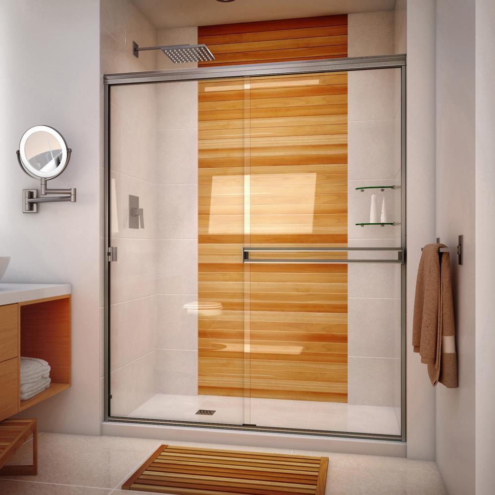 50" W x 70" H Semi-Frameless Shower Door