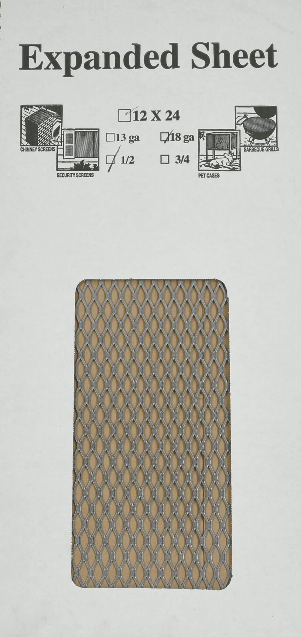 Boltmaster  12 in. Uncoated  Steel  Expanded Sheet