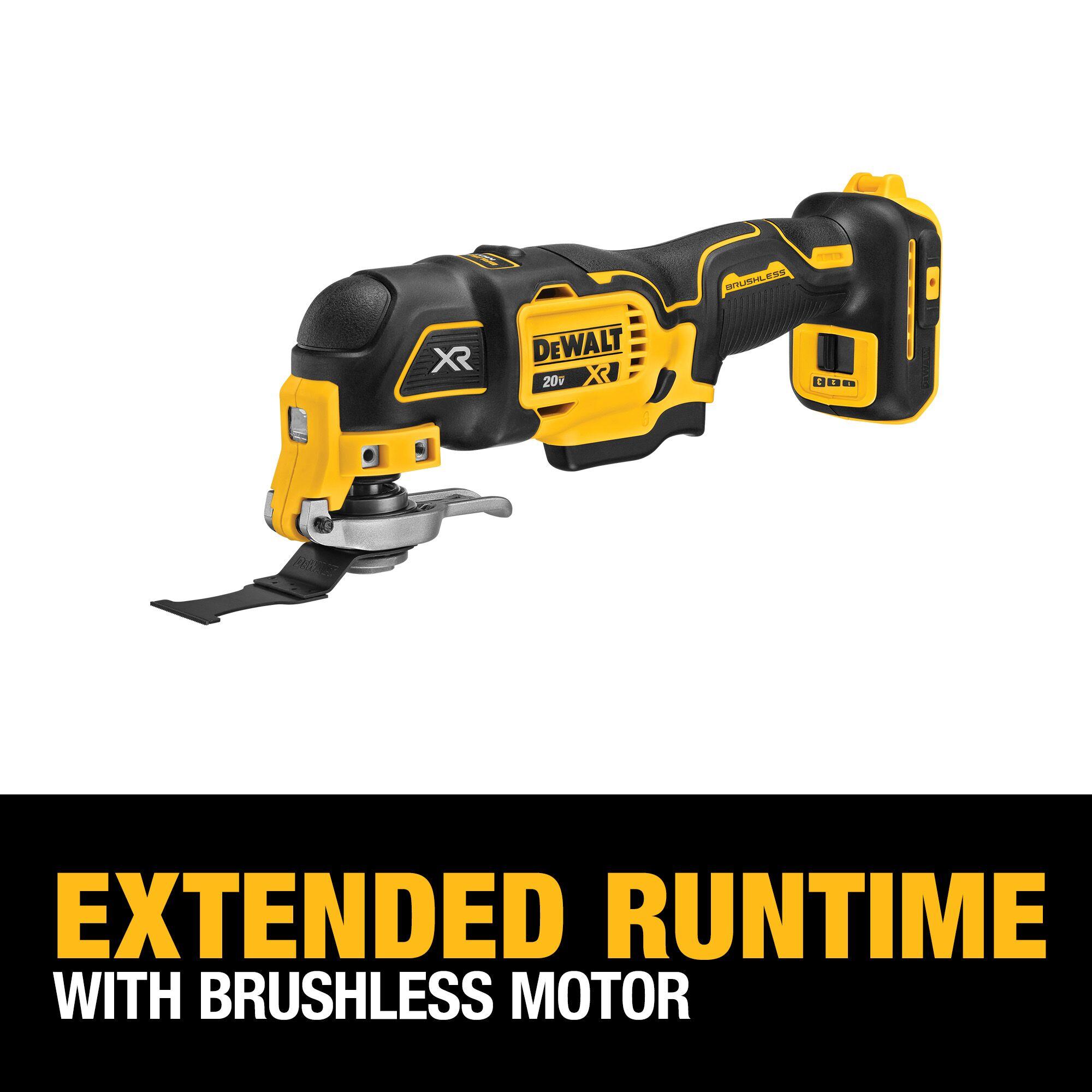 DEWALT 20-Volt MAX XR Cordless 3-speed Brushless Oscillating Multi Tool DCS356B