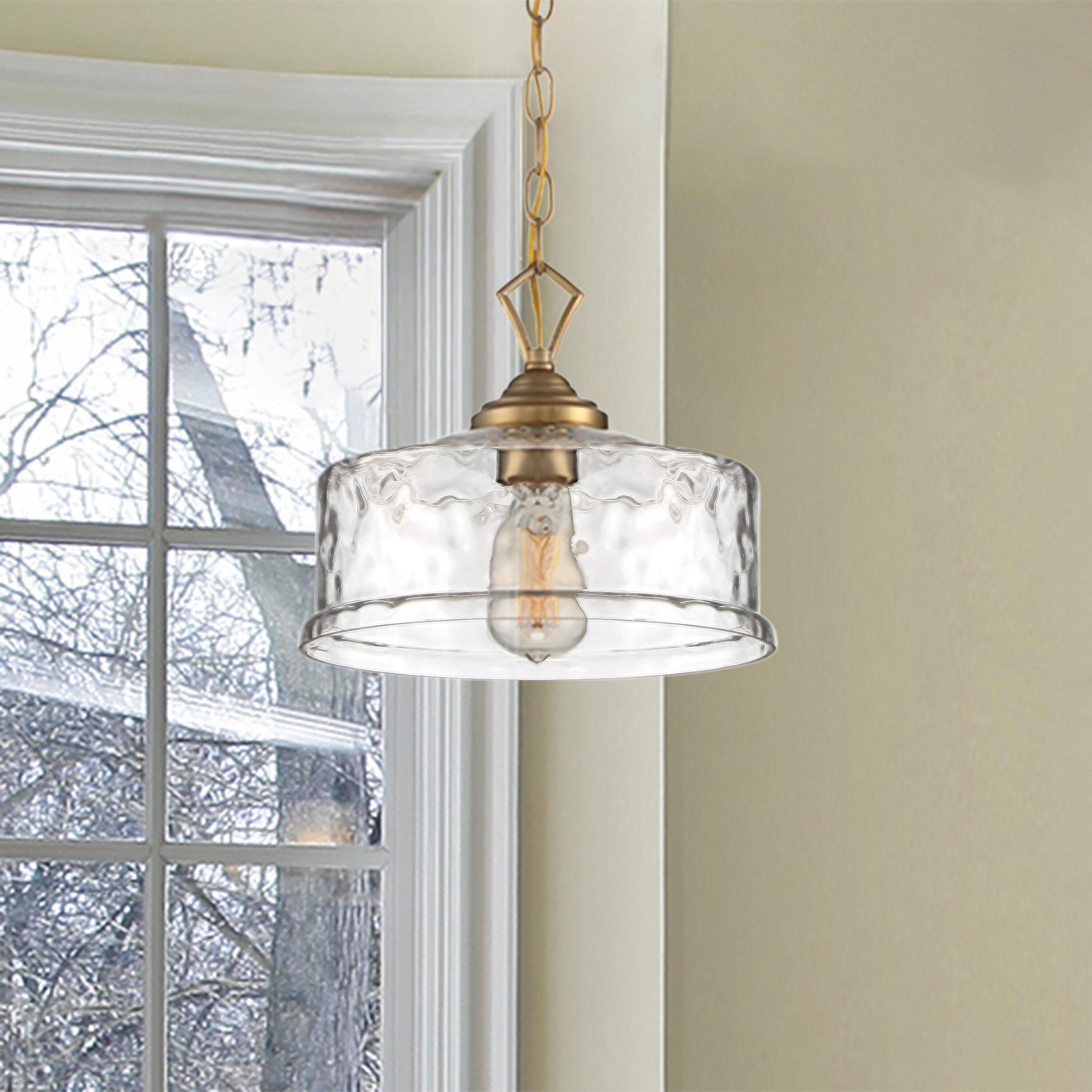 Designers Fountain - Drake - One Light Down Pendant-Brushed Gold Finish