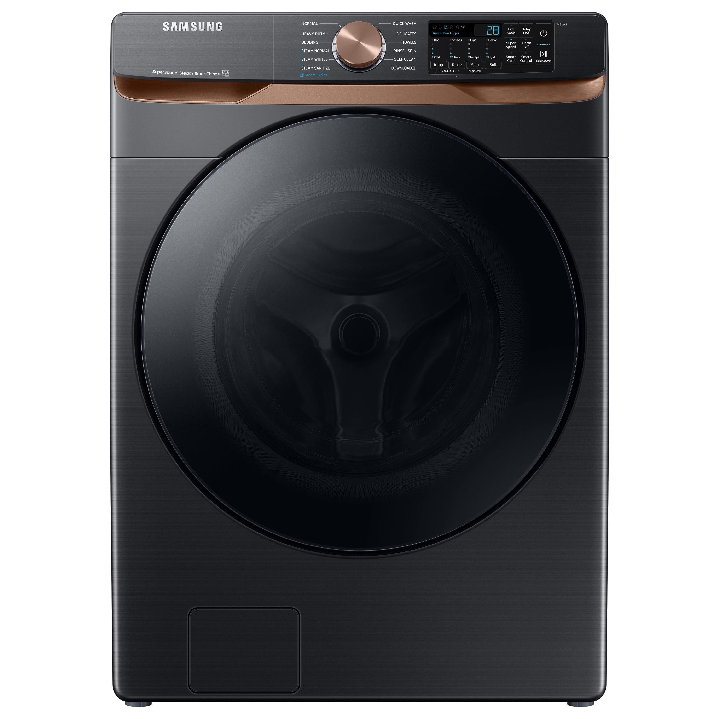 Samsung 5.0 cu. ft. Extra Large Capacity Smart Front Load Washer with Super Speed Wash and Steam