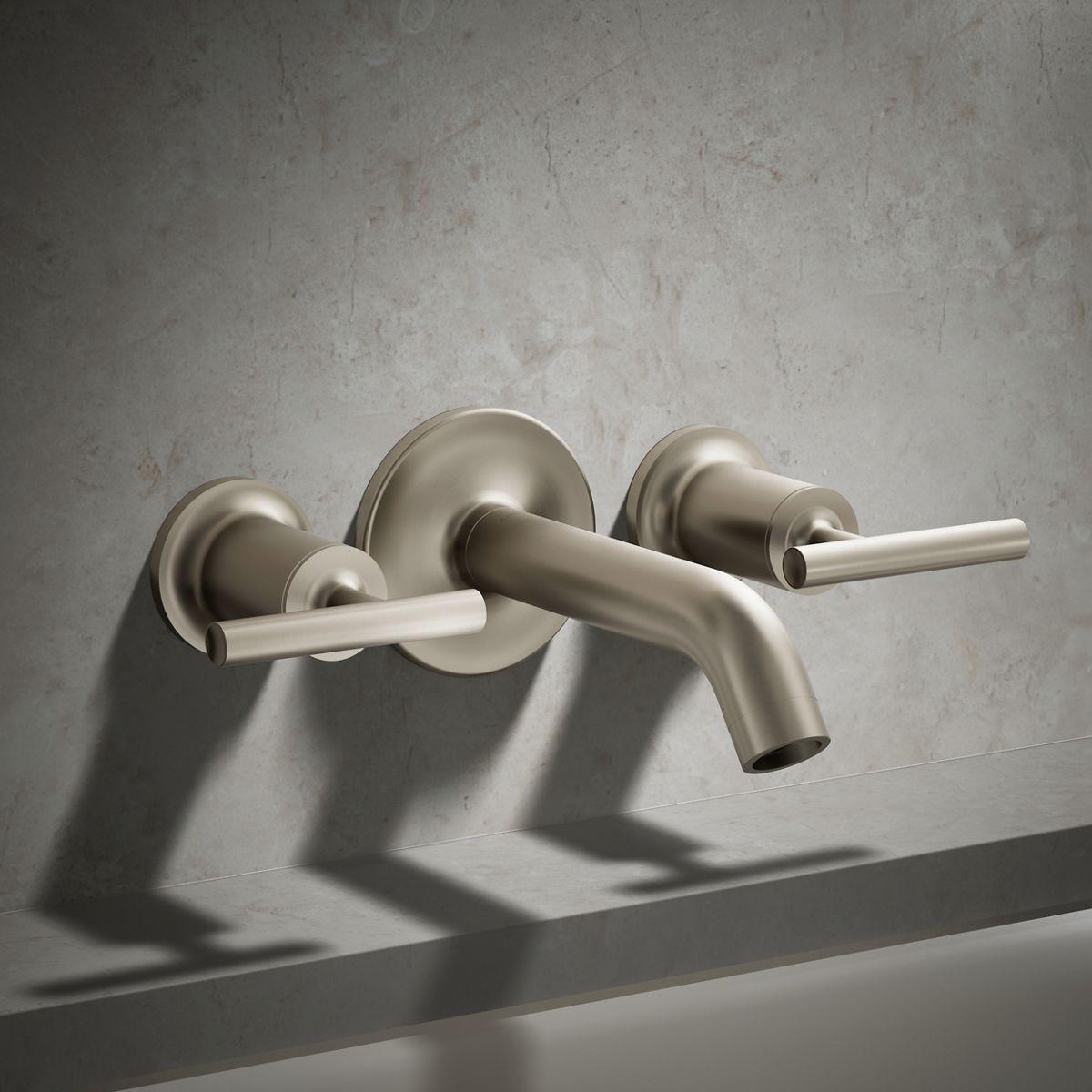 Purist® Deck- or Wall-Mount High-Flow Bath Trim with Lever Handles