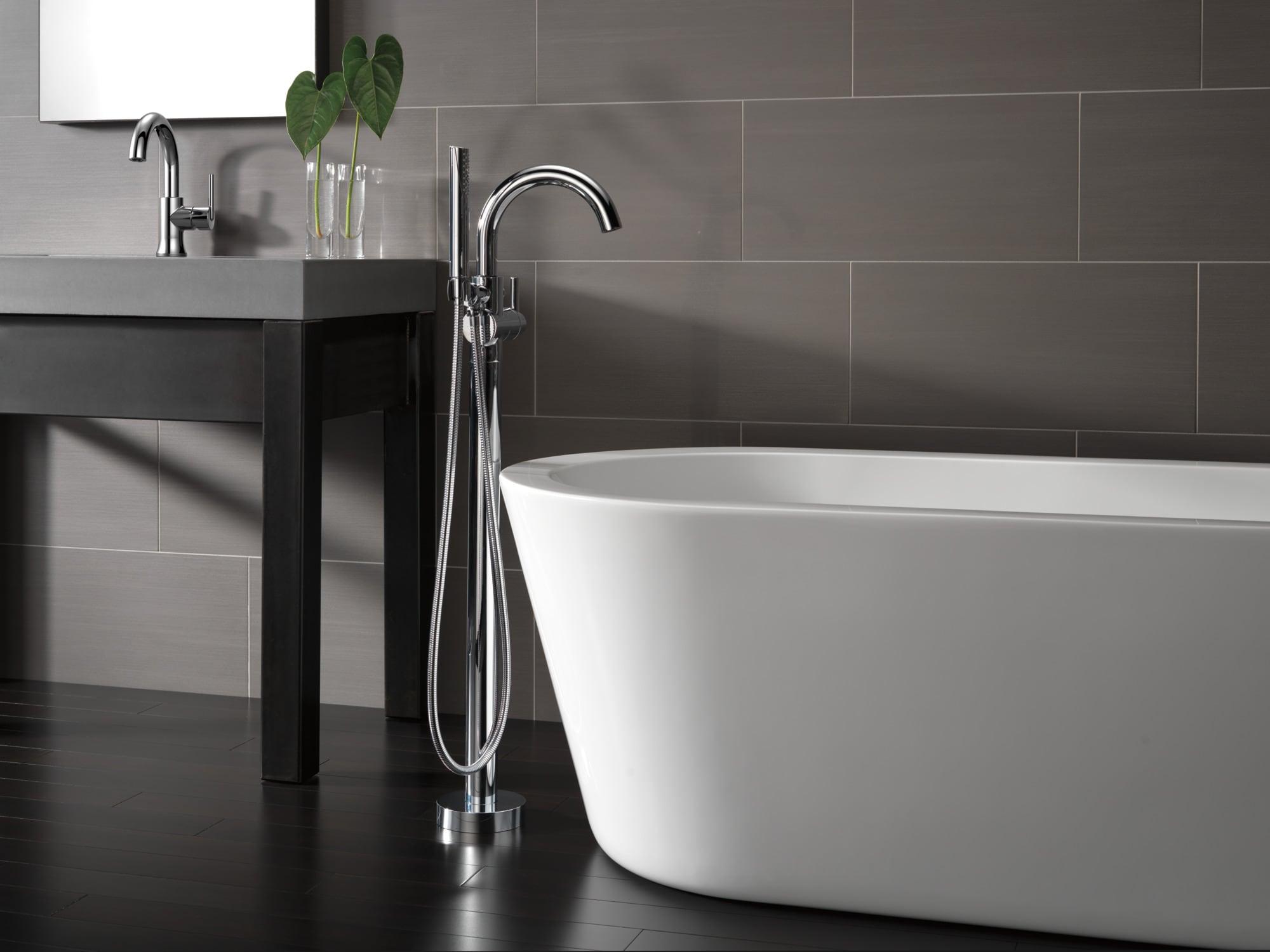 Trinsic Single Handle Floor Mounted Freestanding Tub Filler