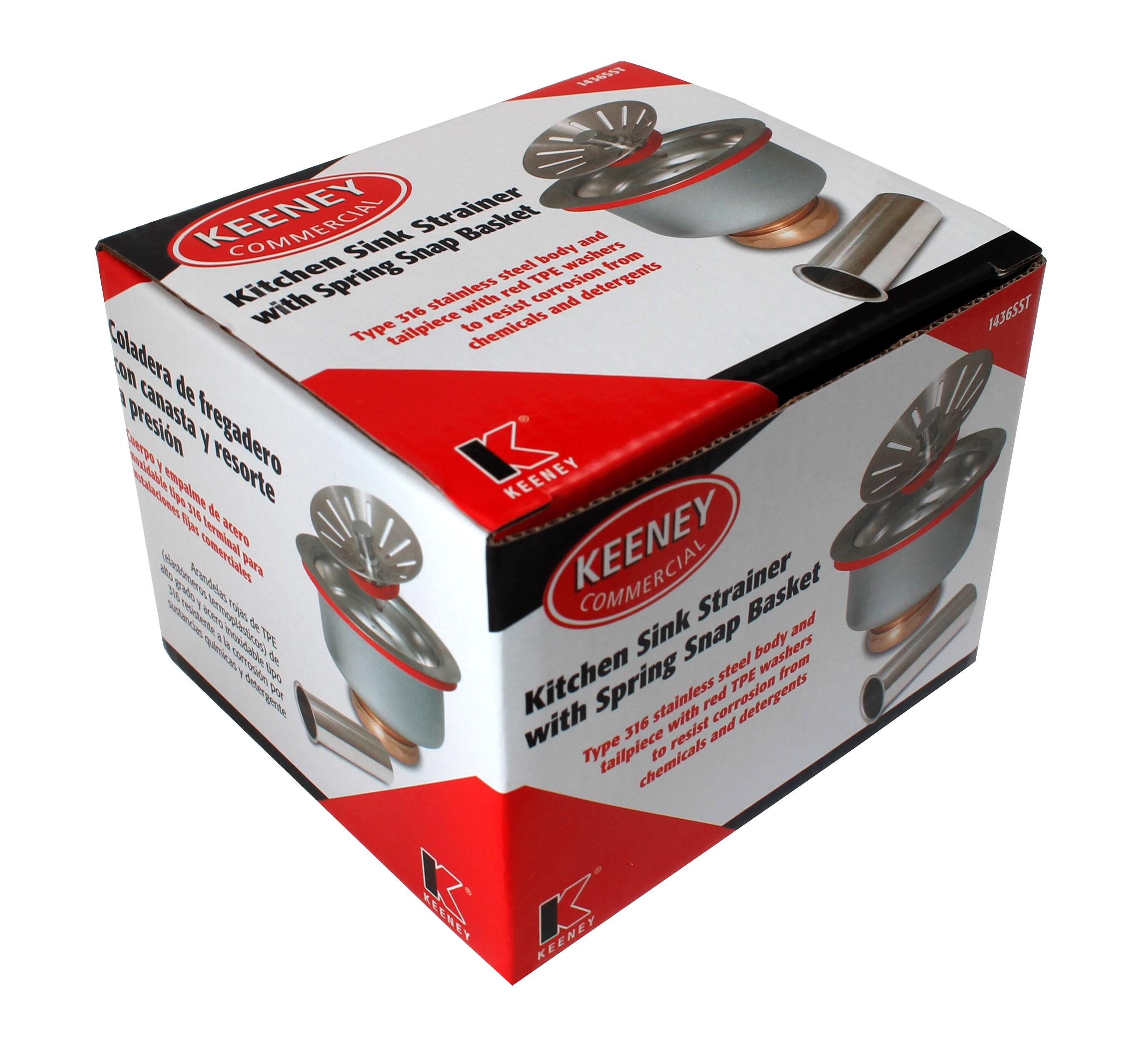 Keeney 1436SST Keeney 4.38" Basket Strainer