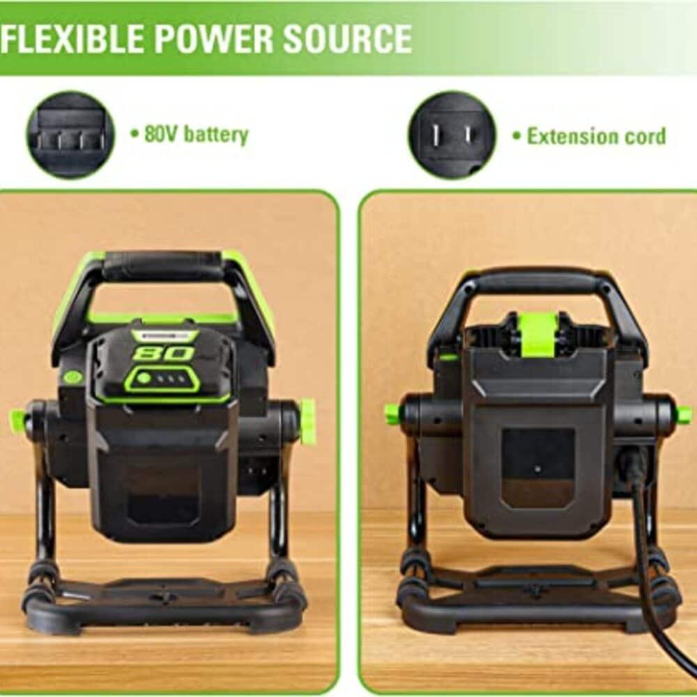 Greenworks Pro 80V (AC/DC) 2500-Lumen LED Work Light, Tool Only