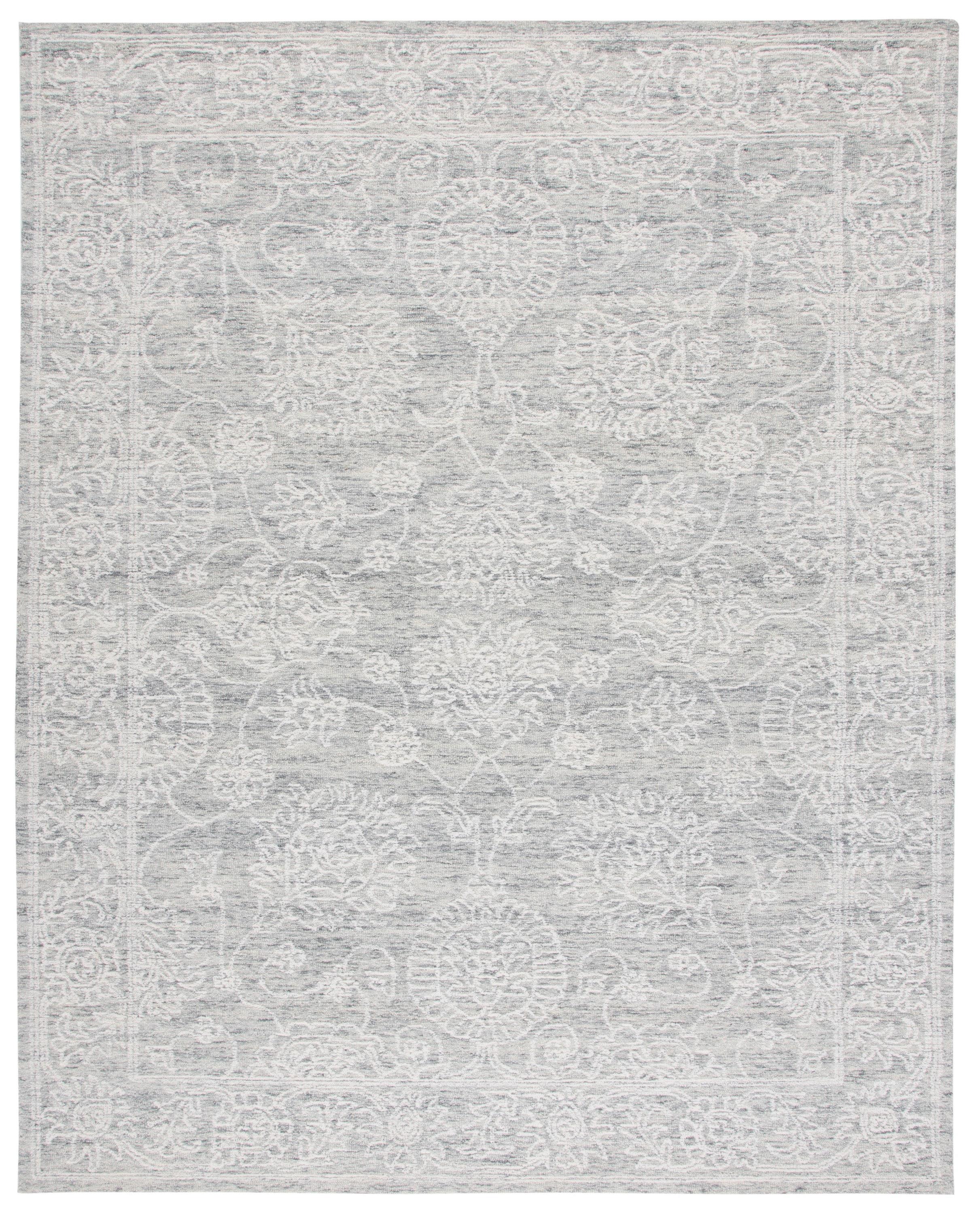 Metro MET806 Hand Tufted Area Rug - Natural/Grey - 8'x10' - Safavieh.