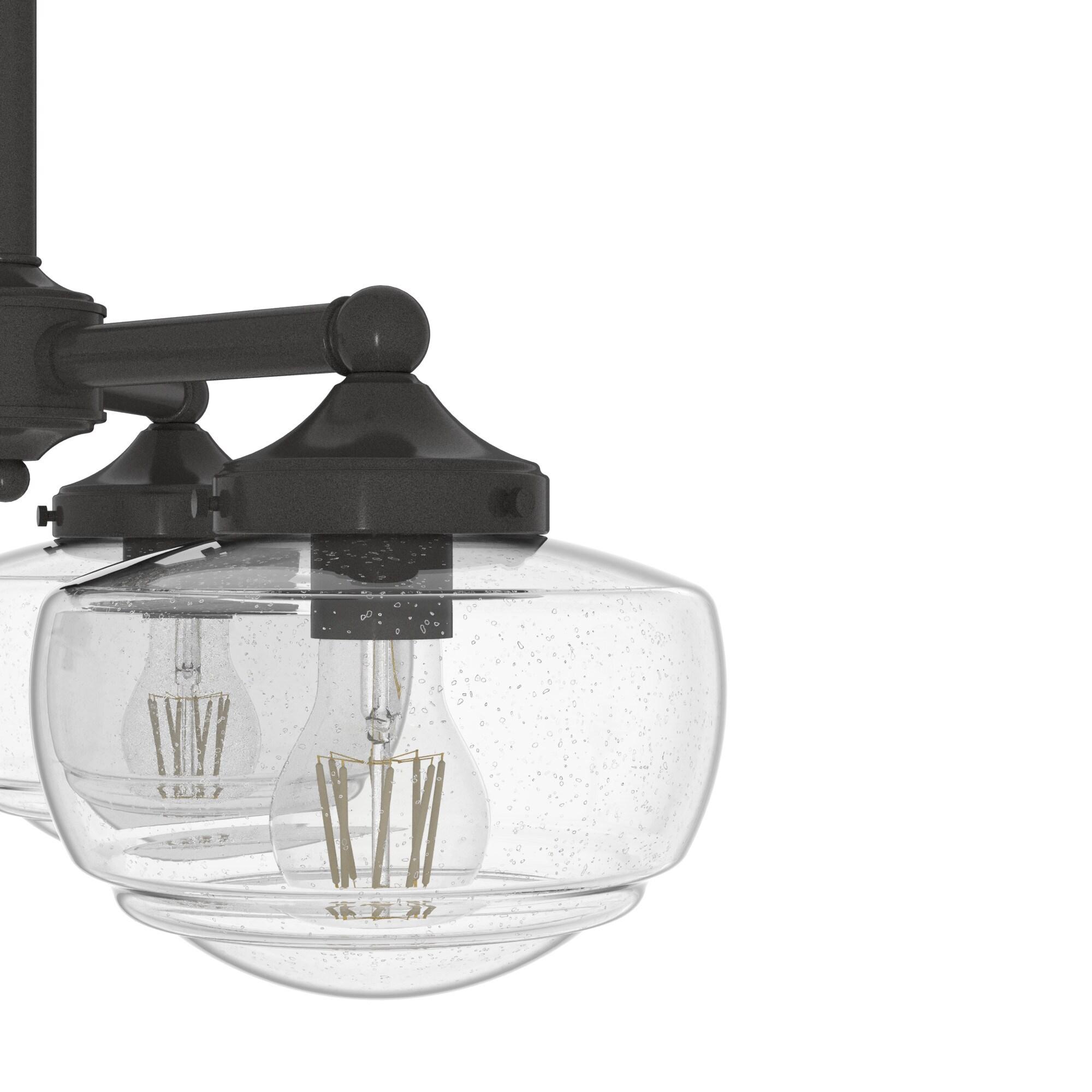 Hunter Fan Hunter Saddle Creek 3 Light Chandelier Ceiling Light Fixture