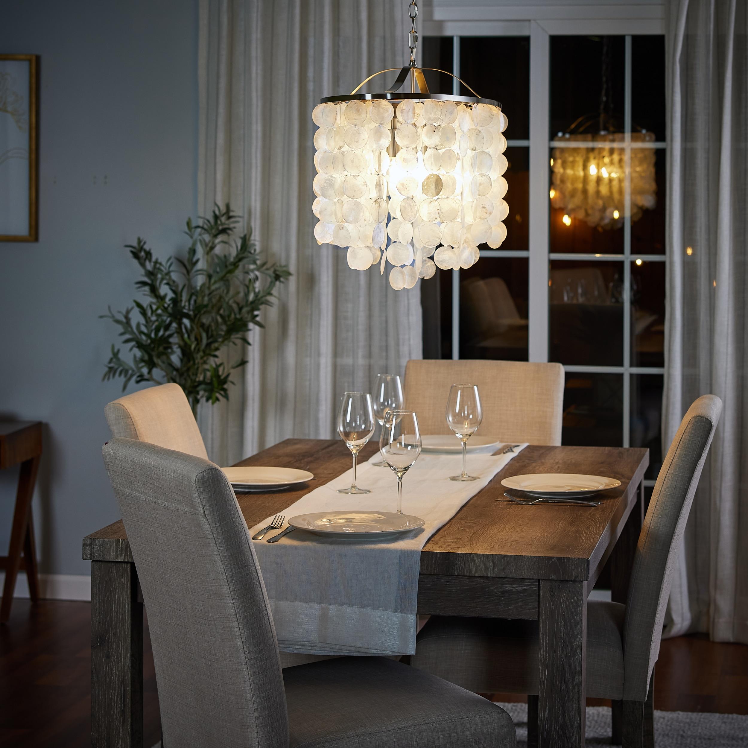 Vaxcel Elsa 5 - Light Pendant in  Satin Nickel