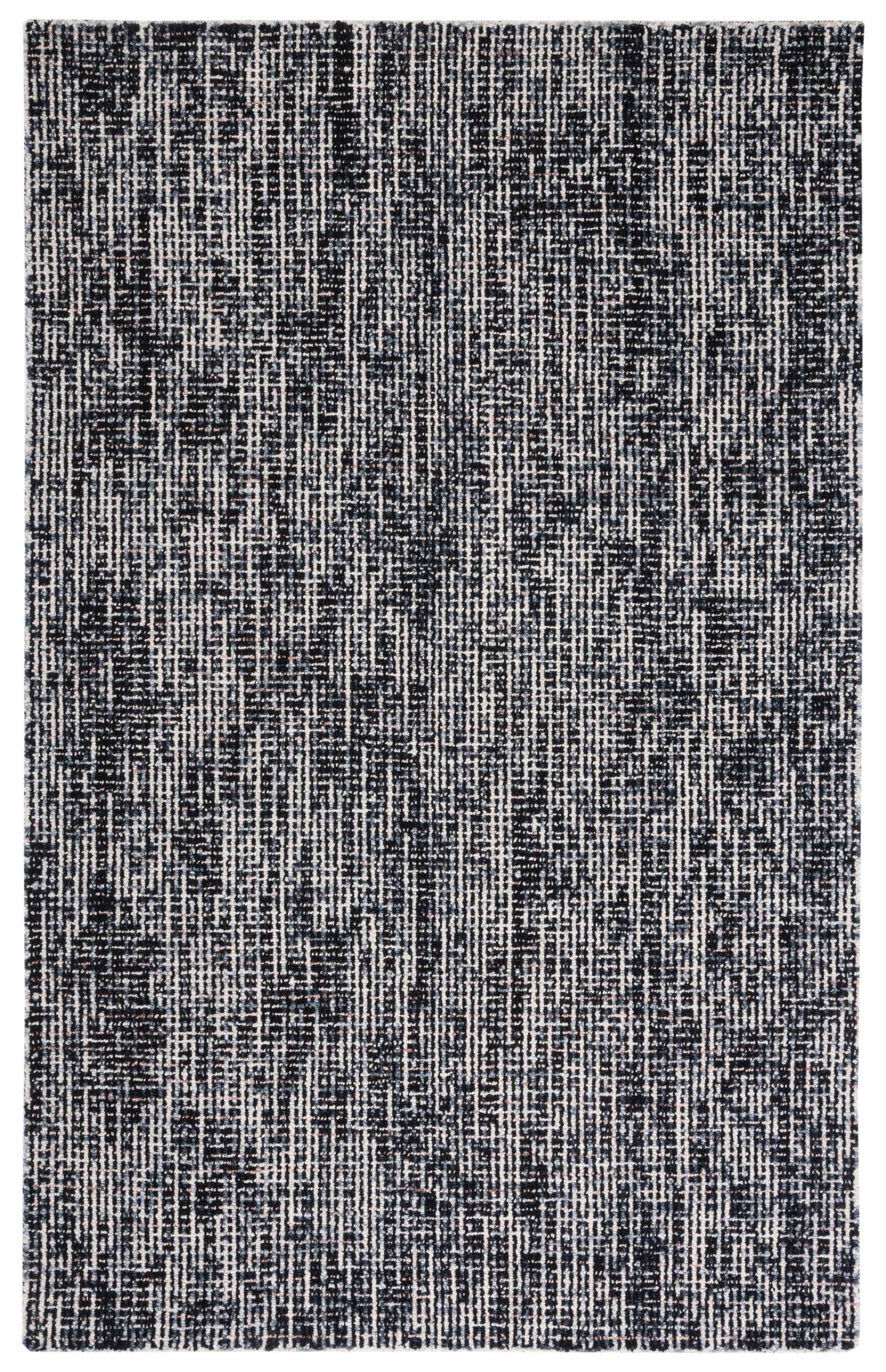 Abstract ABT468 Handmade Indoor Area Rug - Black/Grey - 4'x6' - Safavieh