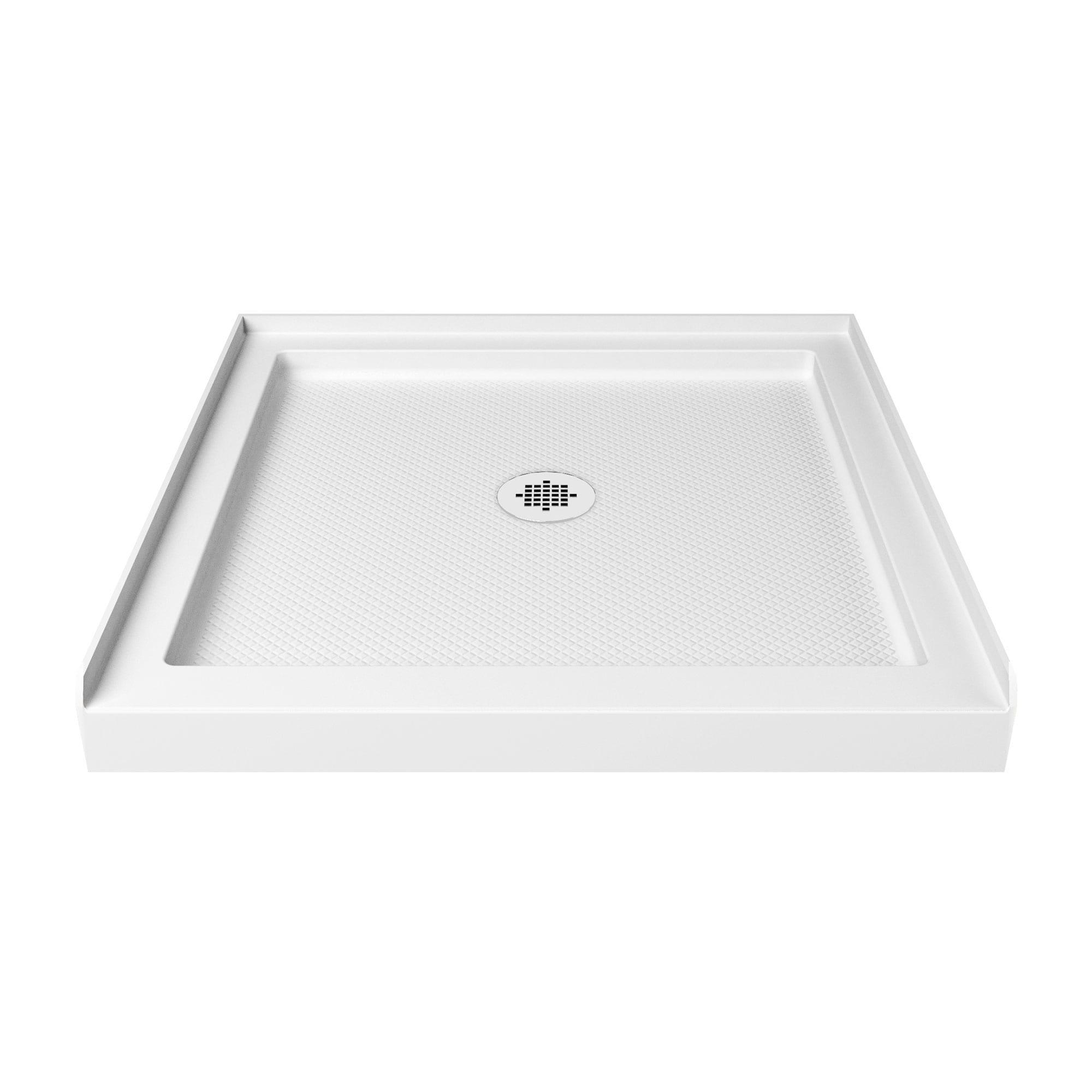 Aqua-Q Fold 32 W X 32 D X 76.75 H Frameless Square Shower Kit