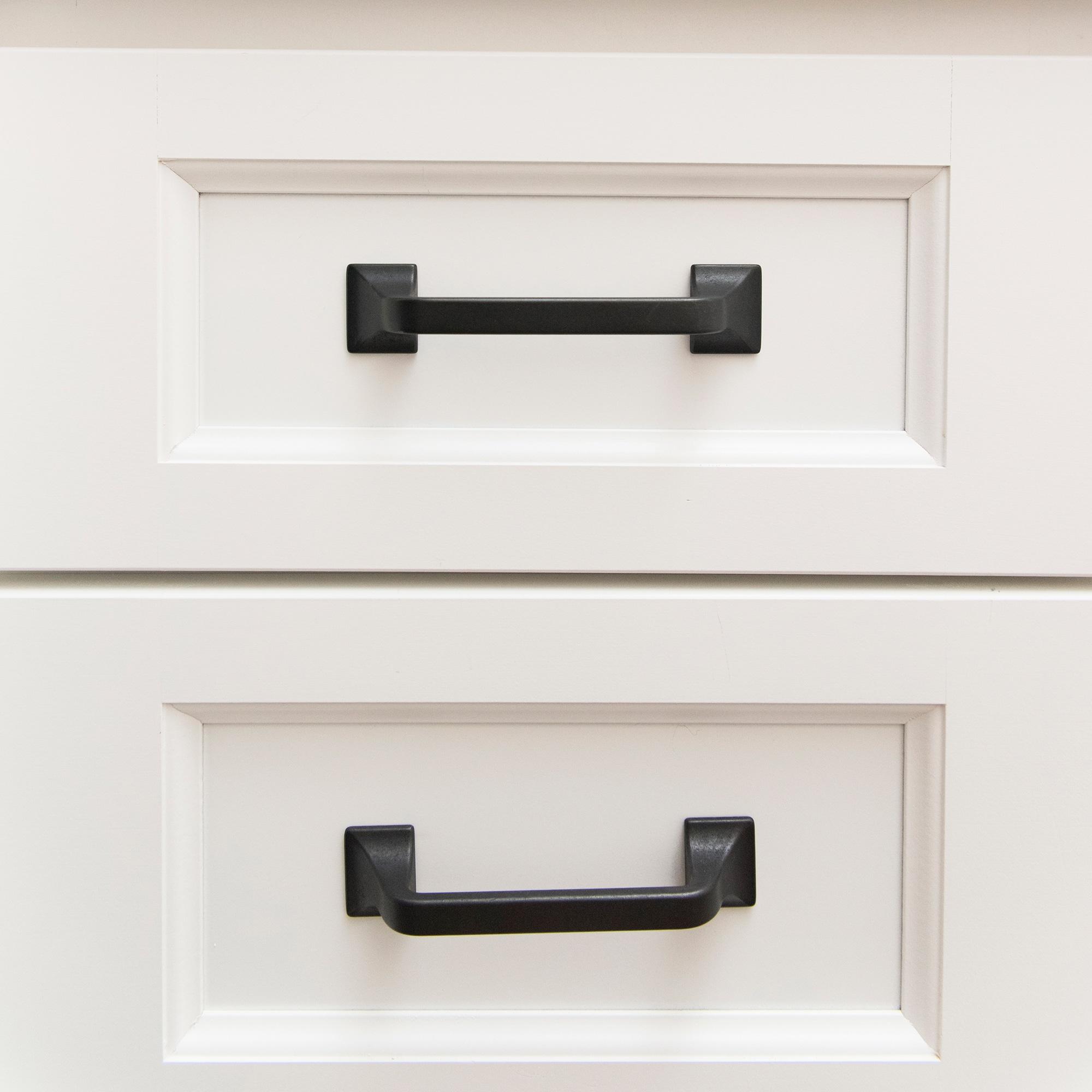 Forge Kitchen Cabinet Handles, Solid Core Drawer Pulls for Cabinet Doors, 3"