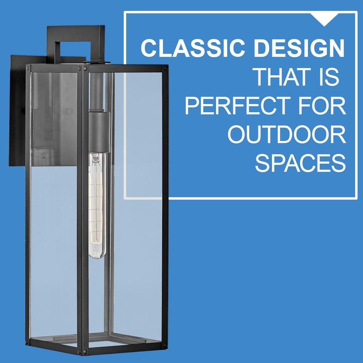 Latimer Outdoor Sconce - Black / Extra Large