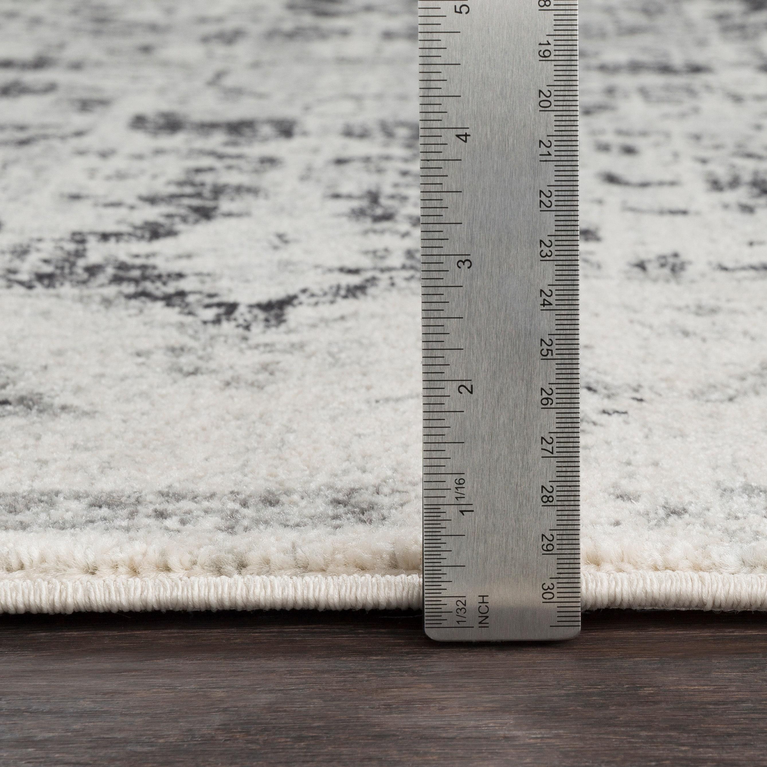 Livabliss 2'x3' Abby Traditional Rugs Cream: Stain & Fade-Resistant, Medium Pile, Indoor, Polypropylene