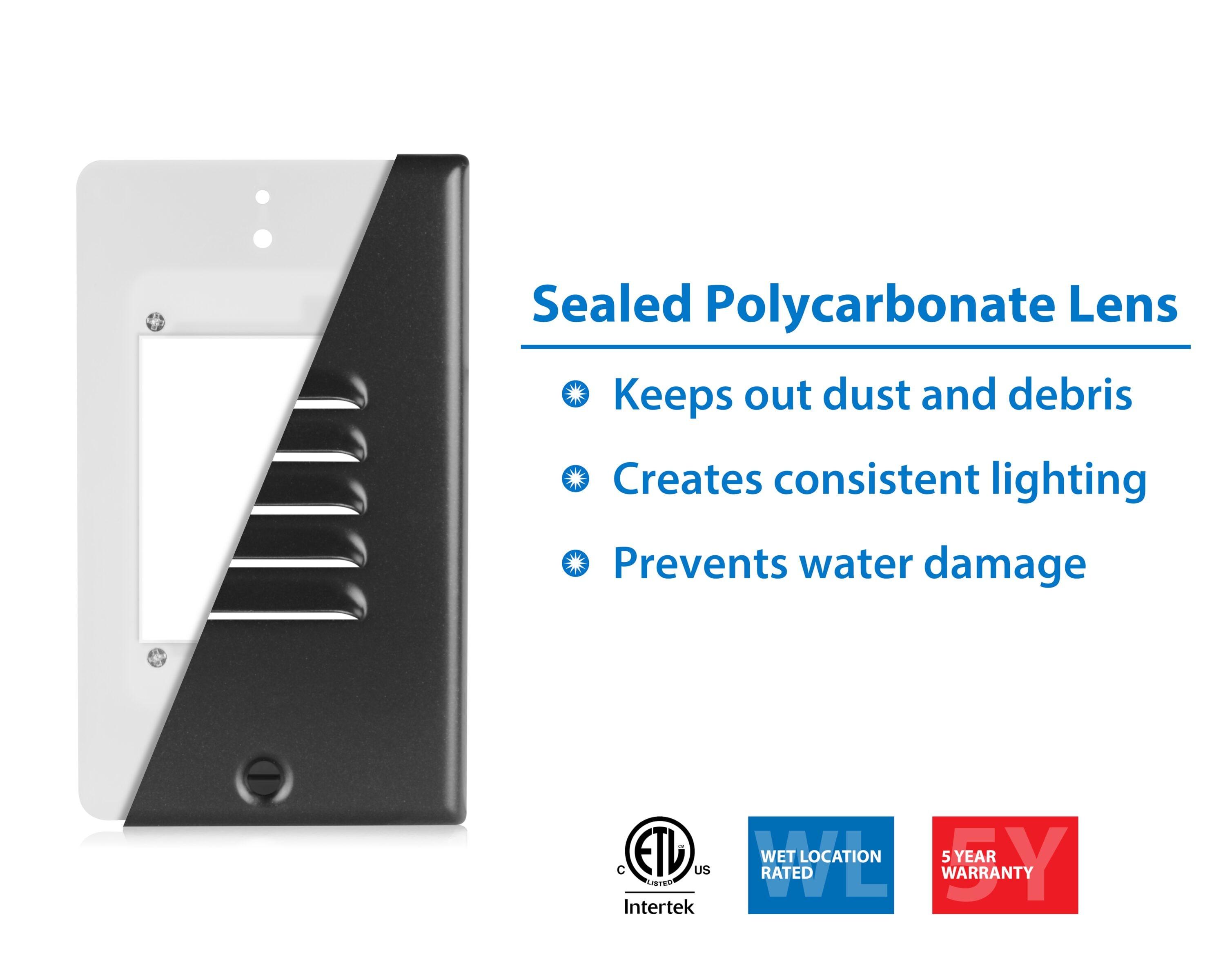 NICOR Lighting Integrated LED Step Light